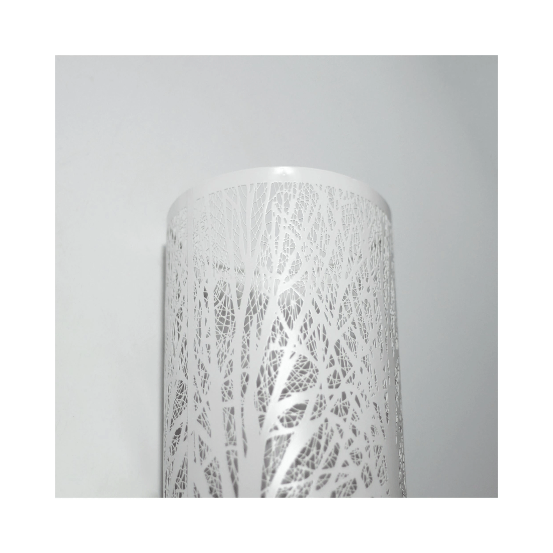 6 Lexi Lighting White Forest Table Lamp, Metal Cylindrical Shade, E27 (Model LO-0002)
 - white, 6 of 6