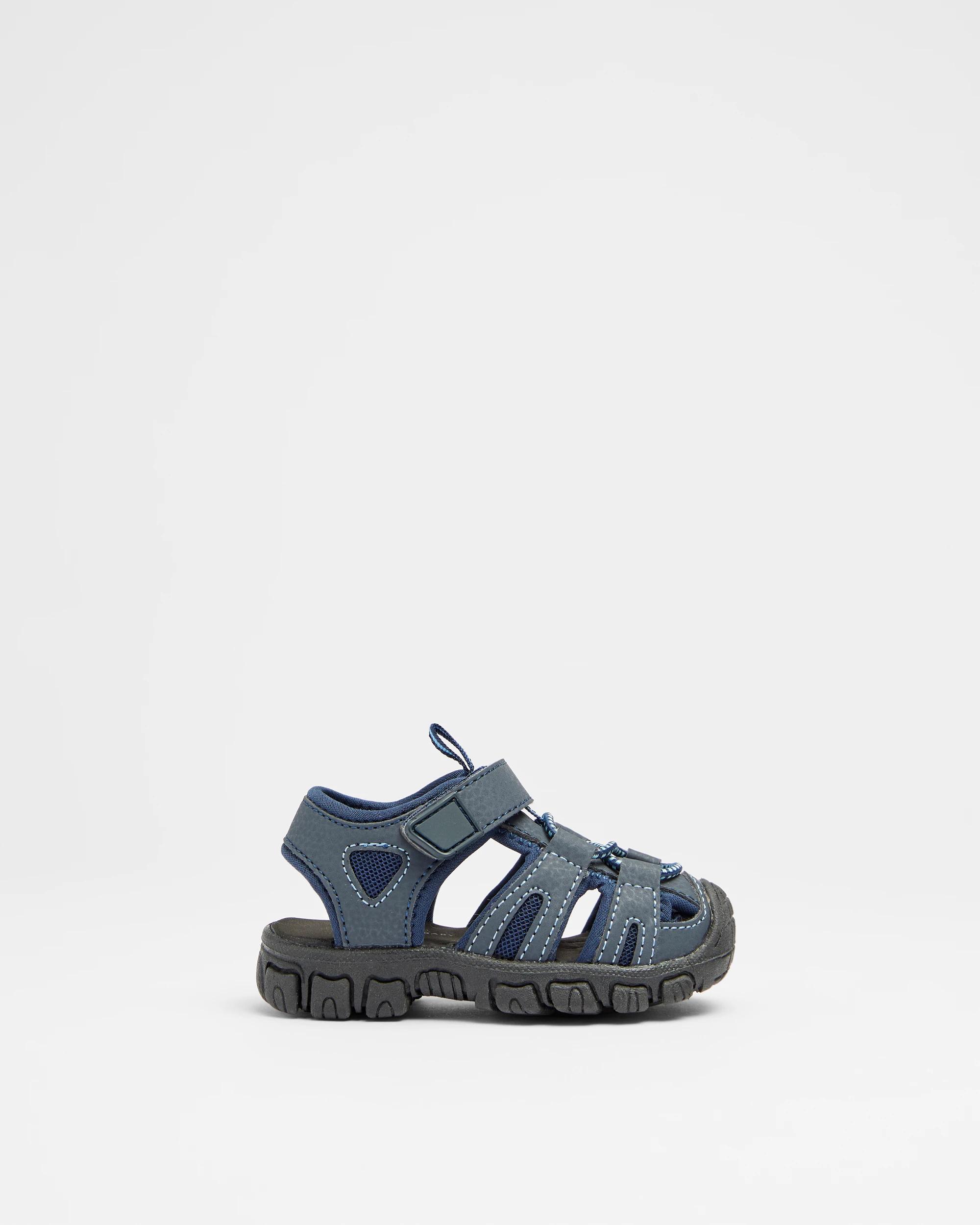 1 Target Baby Boys Bump Toe Sandal NAVY, 1 of 3