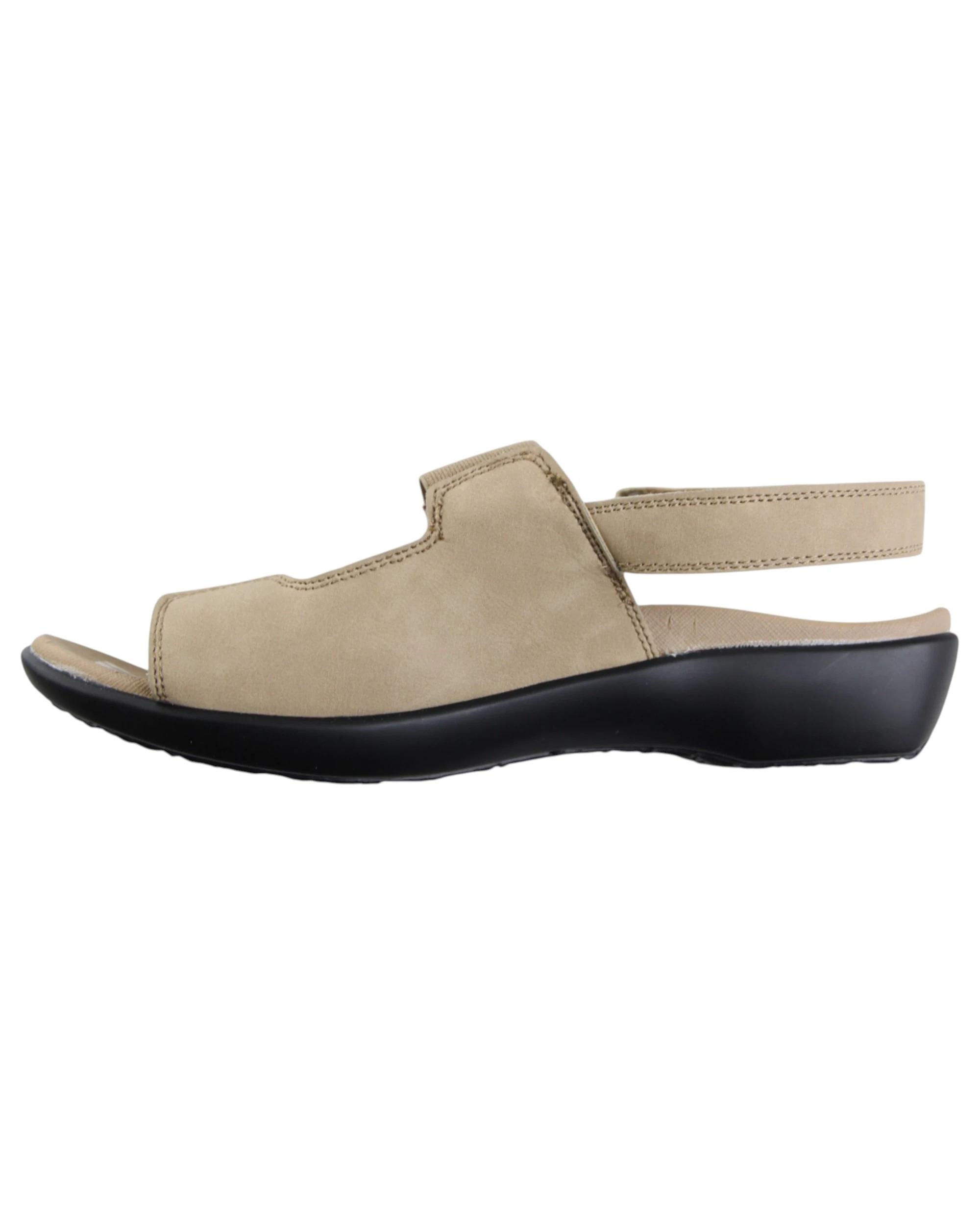 2 HomyPed Womens Nikki Sandals Slip On Shoes Flats TAUPE, 2 of 4