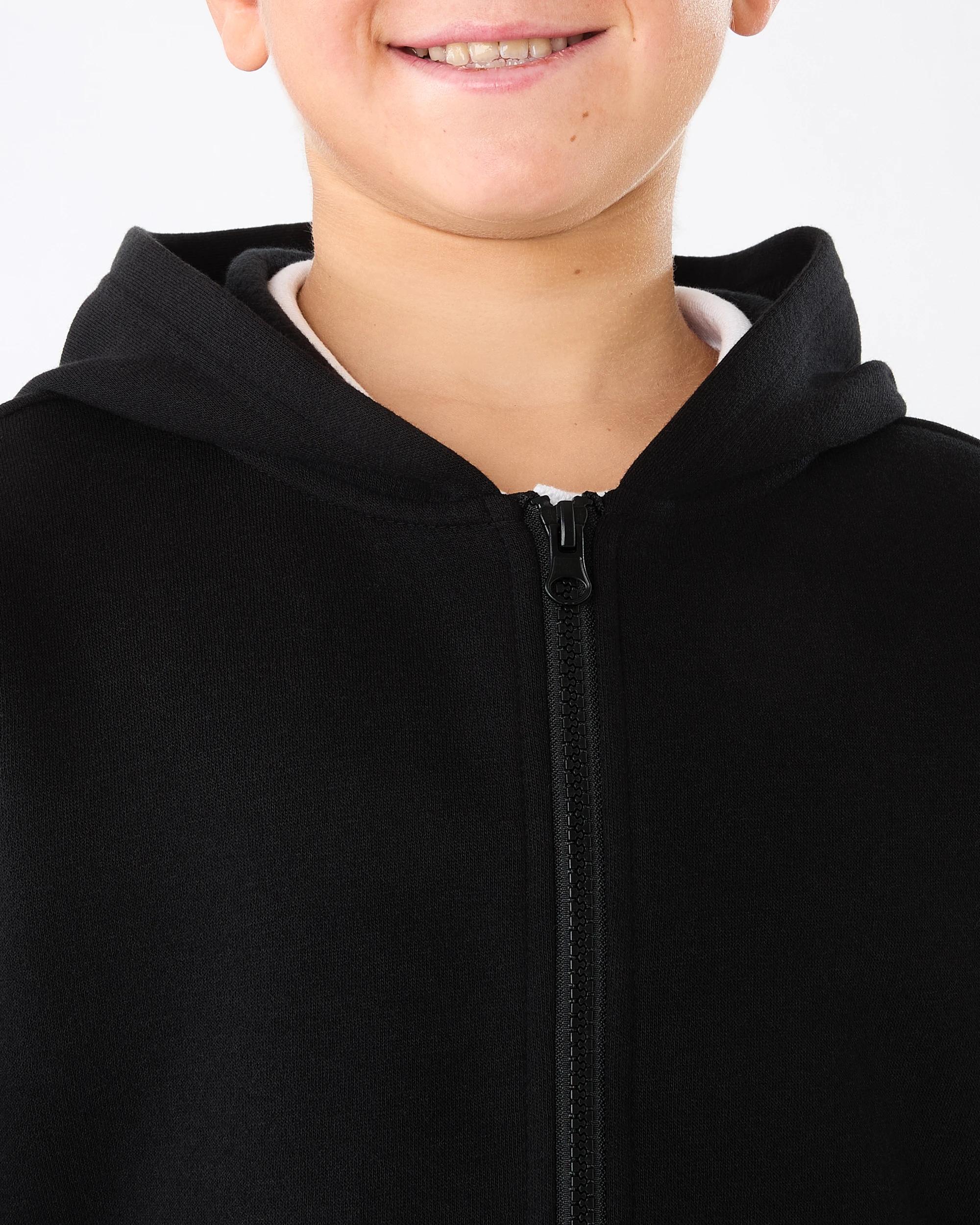 4 Zip Through Hoodie Black, 4 of 7