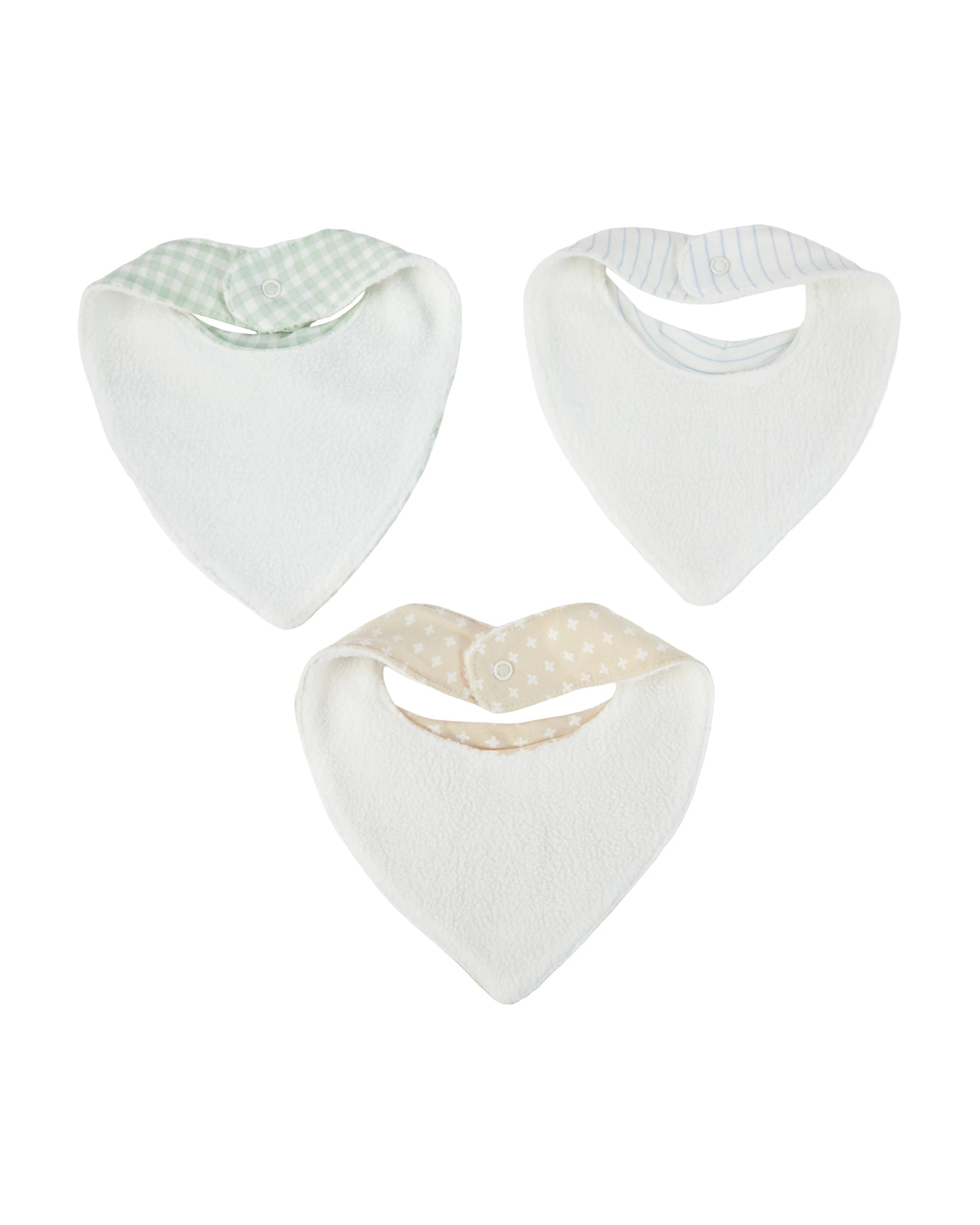 2 3 Pack Bandana Bibs - Cross, 2 of 5