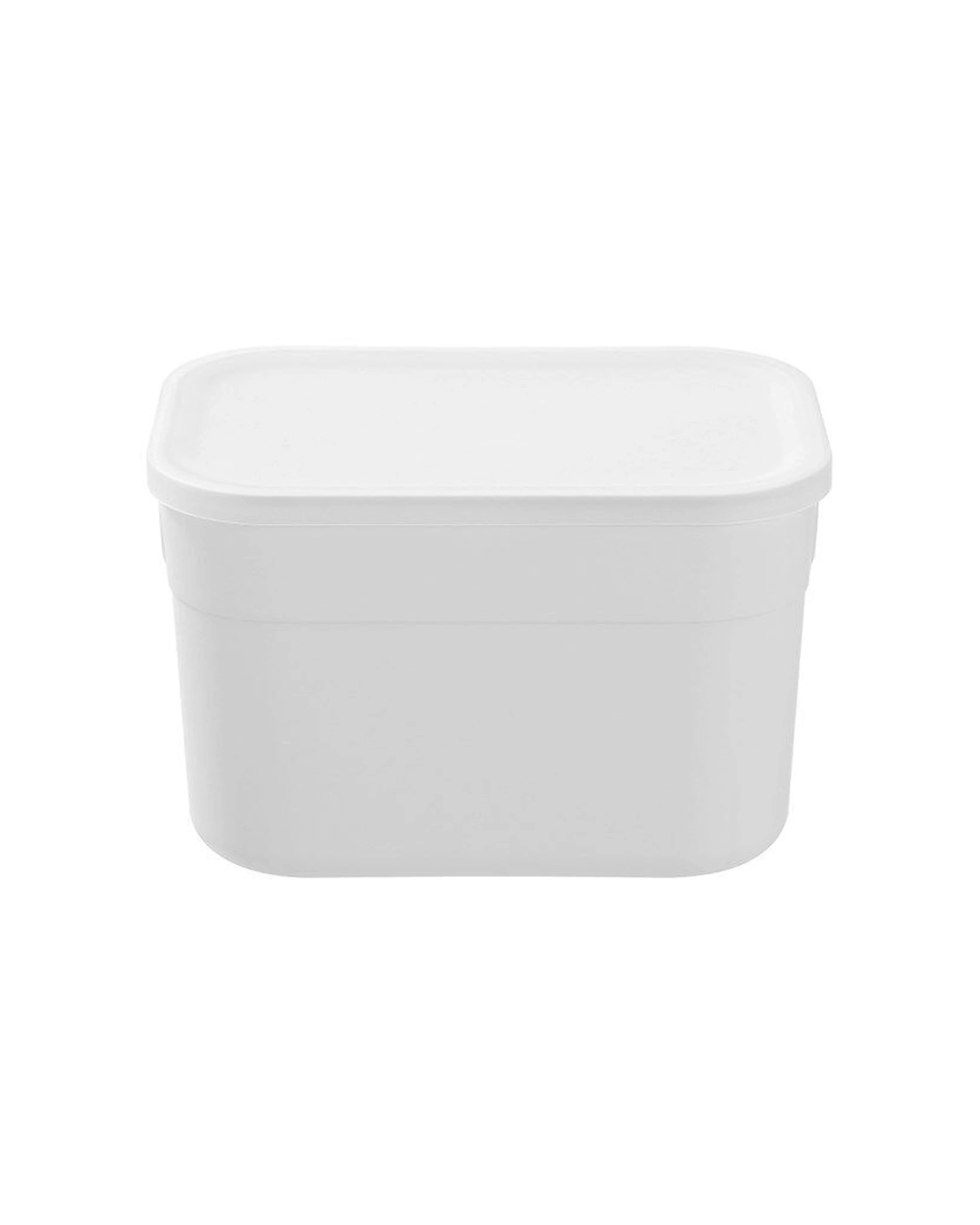 5 Boxsweden Stackable Durable Storage Container With Lid 24.5cm 5L.
 - white, 5 of 5