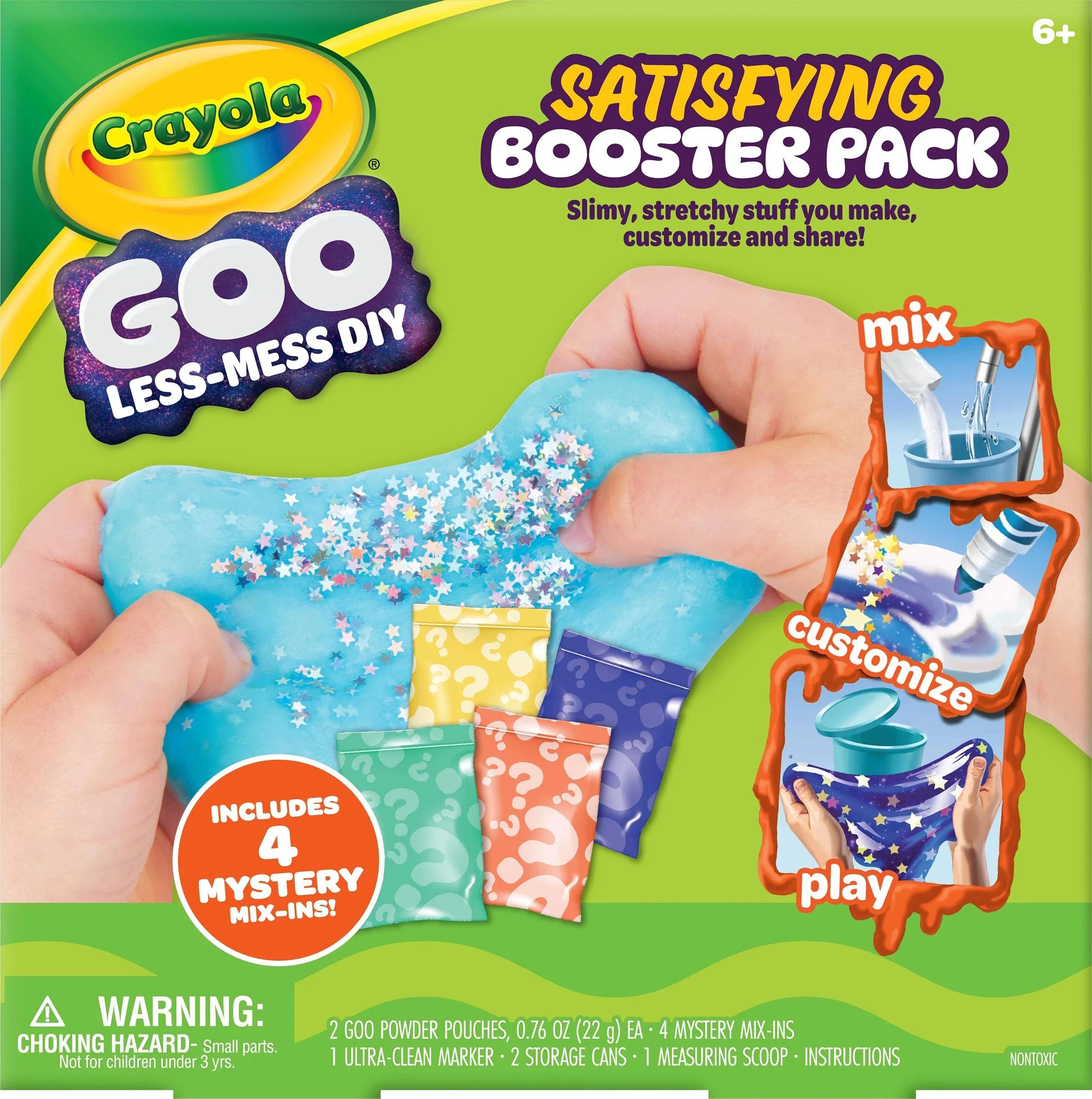 1 Crayola Goo Satisfying Booster Pack - Multi, 1 of 3