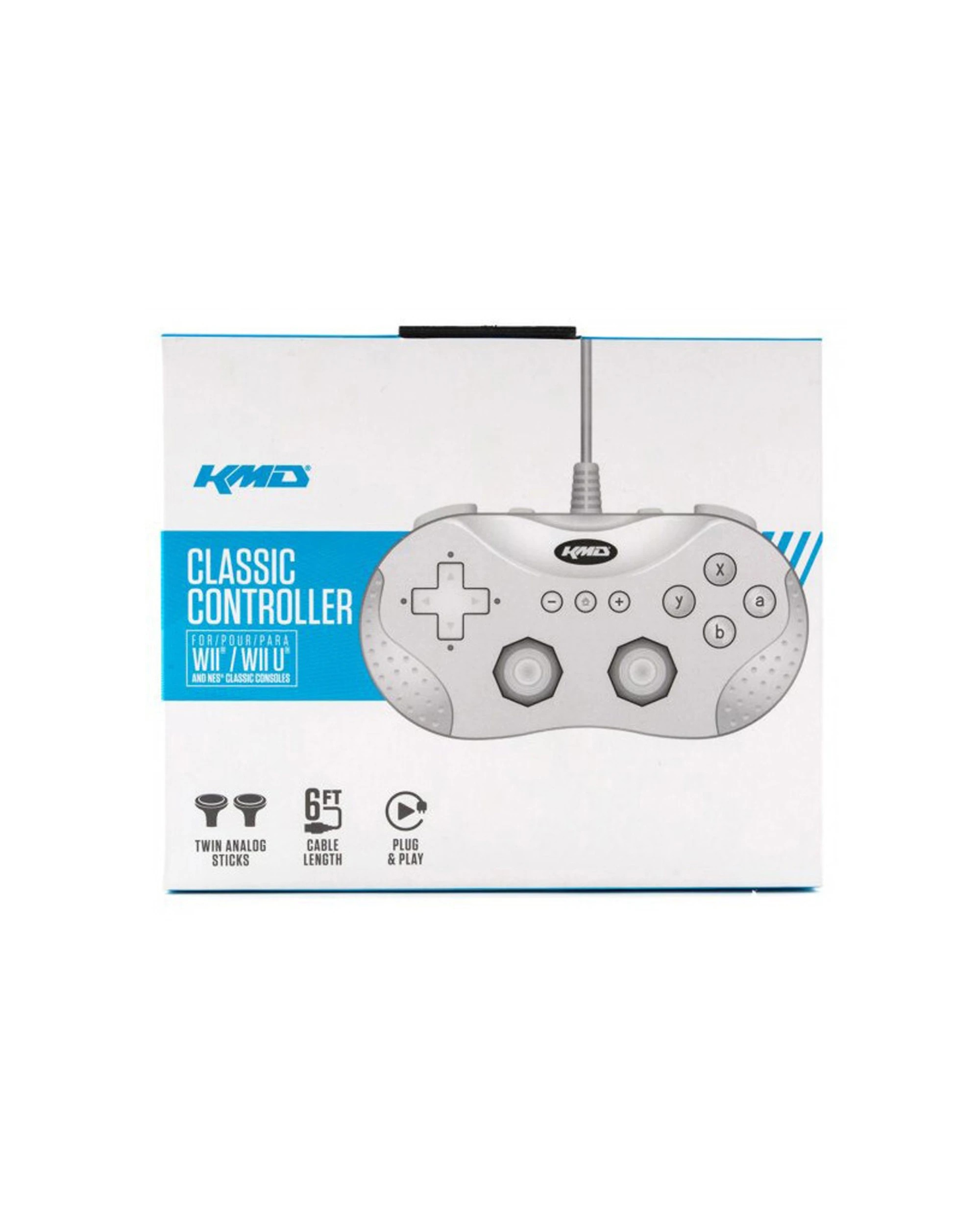 2 TTX WiiU Controller Gaming Controller 6Ft Controller Cable Wii U Accessory
 - white, 2 of 4