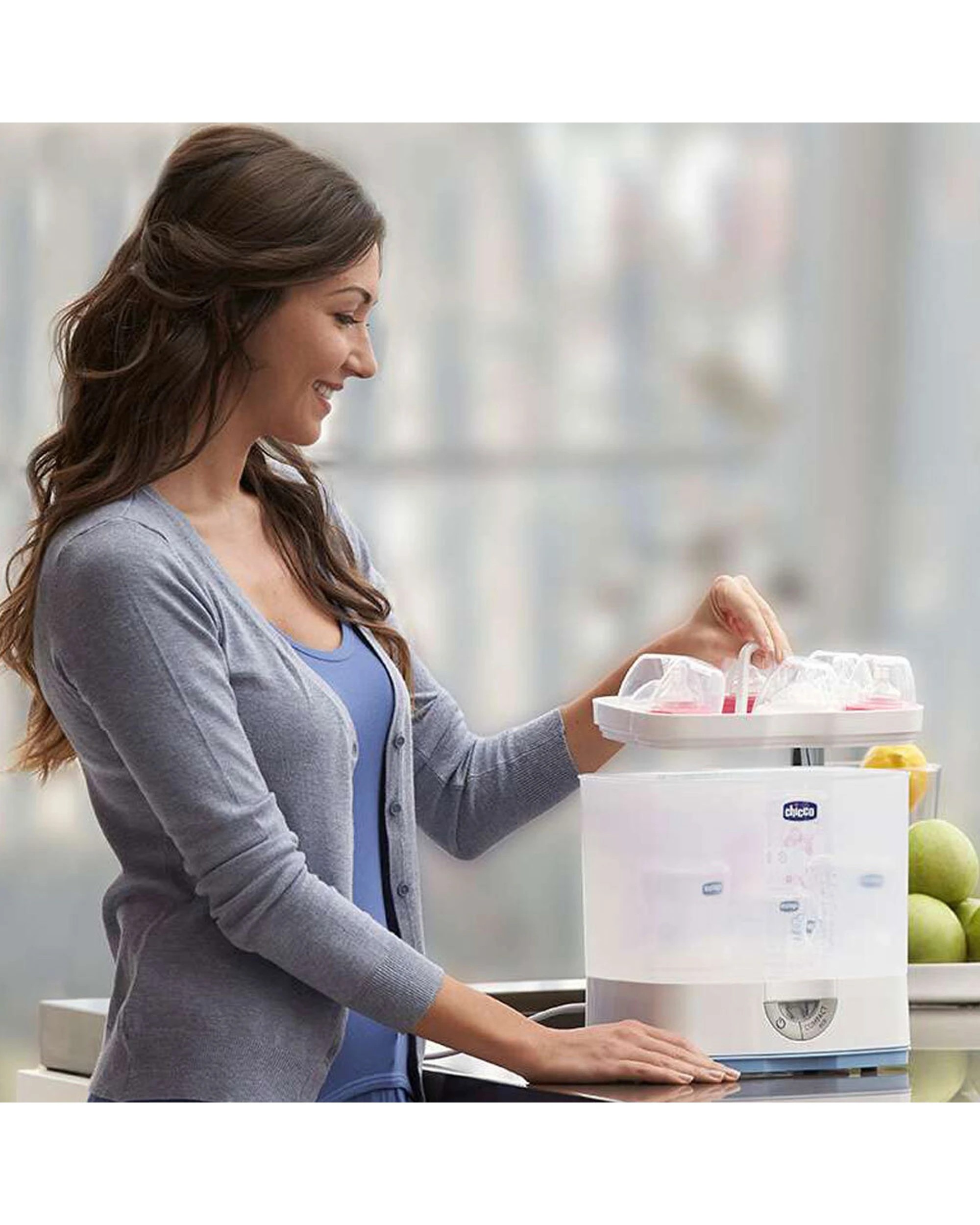 4 Chicco SterilNatural 3in1 Steriliser Nursing Baby Versatile Safe Sanitize - Multi, 4 of 6