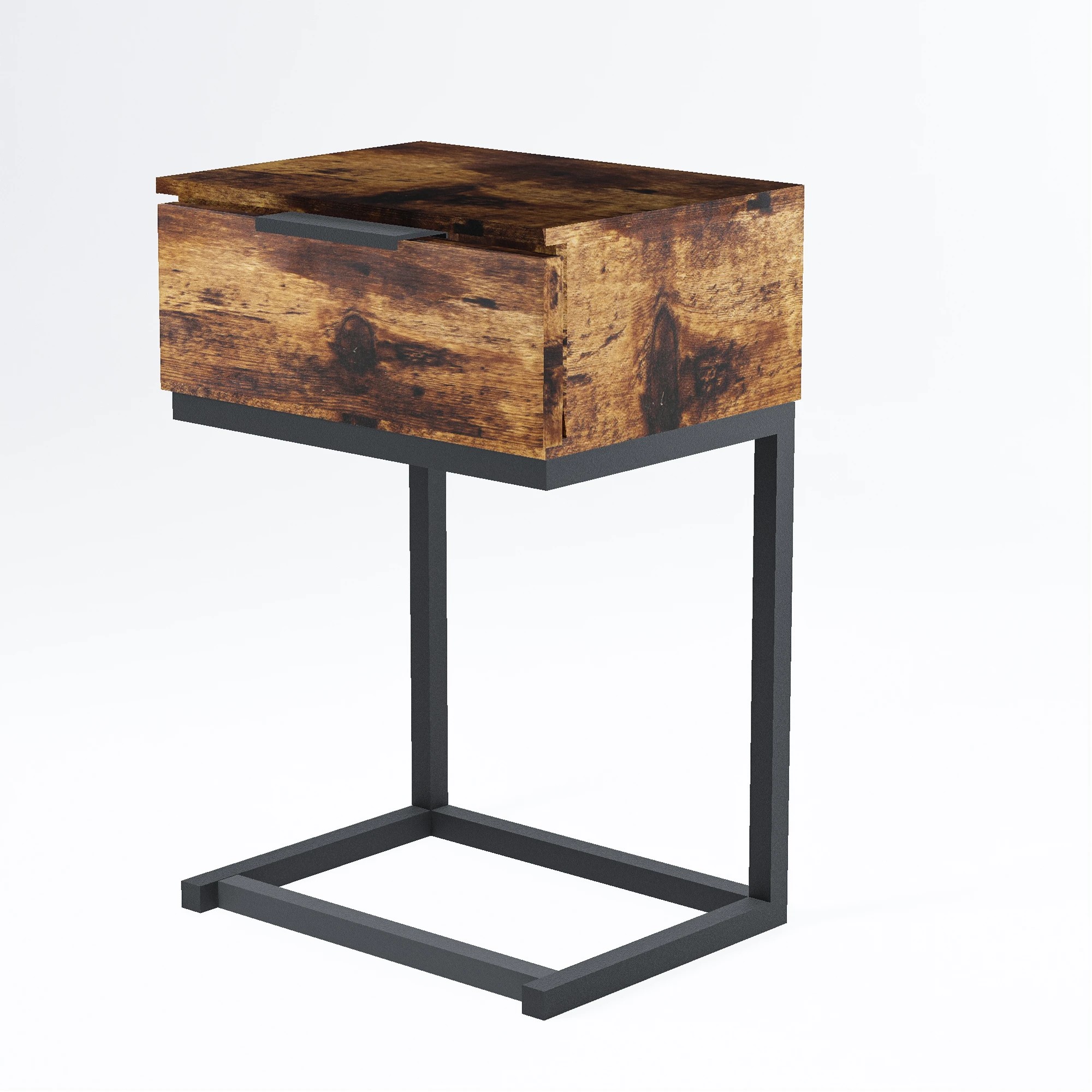 3 Levede Wood Side Table Oak, 3 of 3