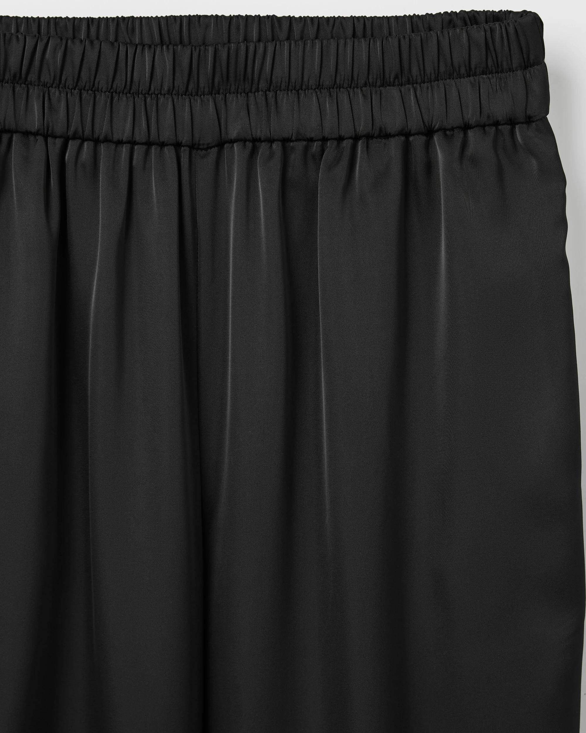 8 Target Petites Wide Leg Satin Pants BLACK, 8 of 8