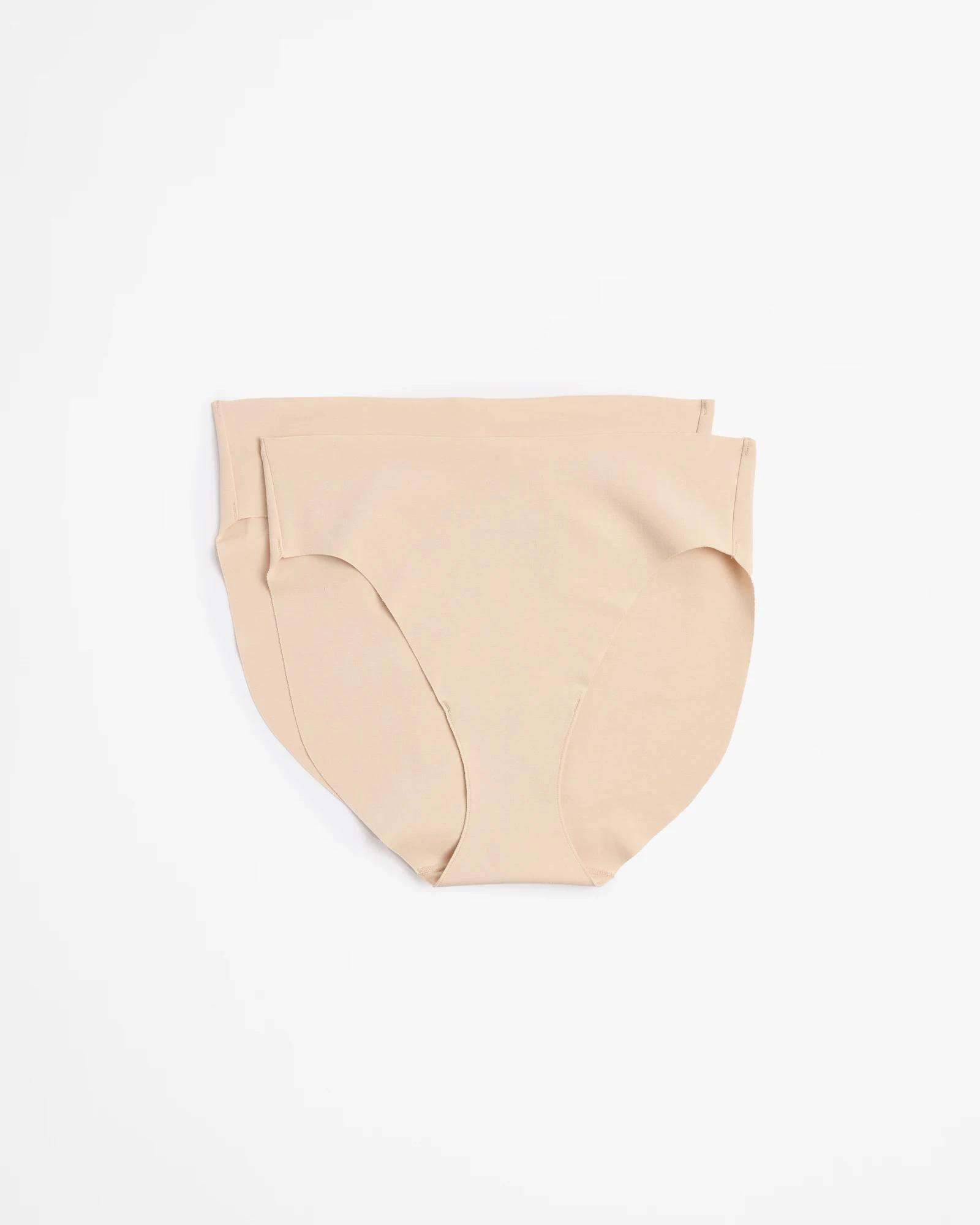 1 Target Woman 2 Pack No Show High Cut Briefs SHIFTING SANDS, 1 of 4