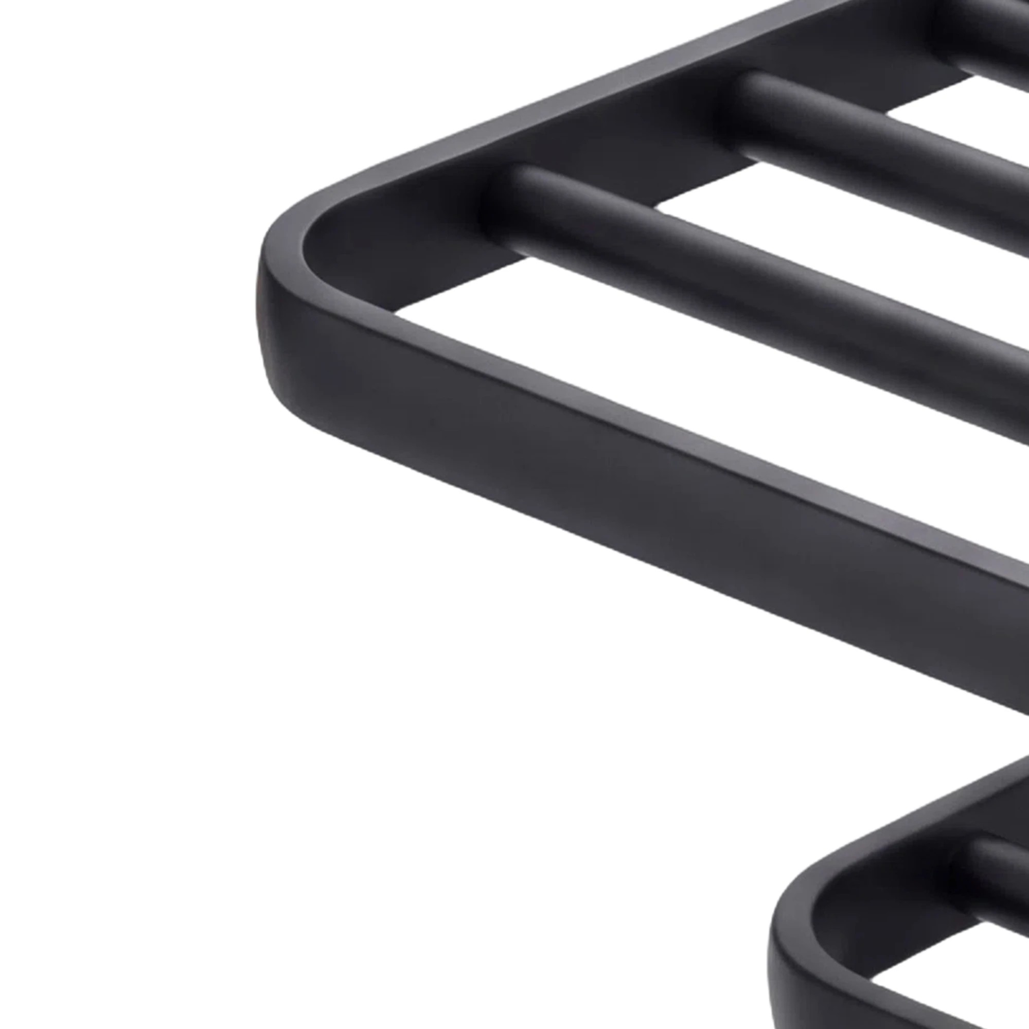 4 Levede Towel Holder With 2 Bars Wall Mounted - Black, 4 of 5