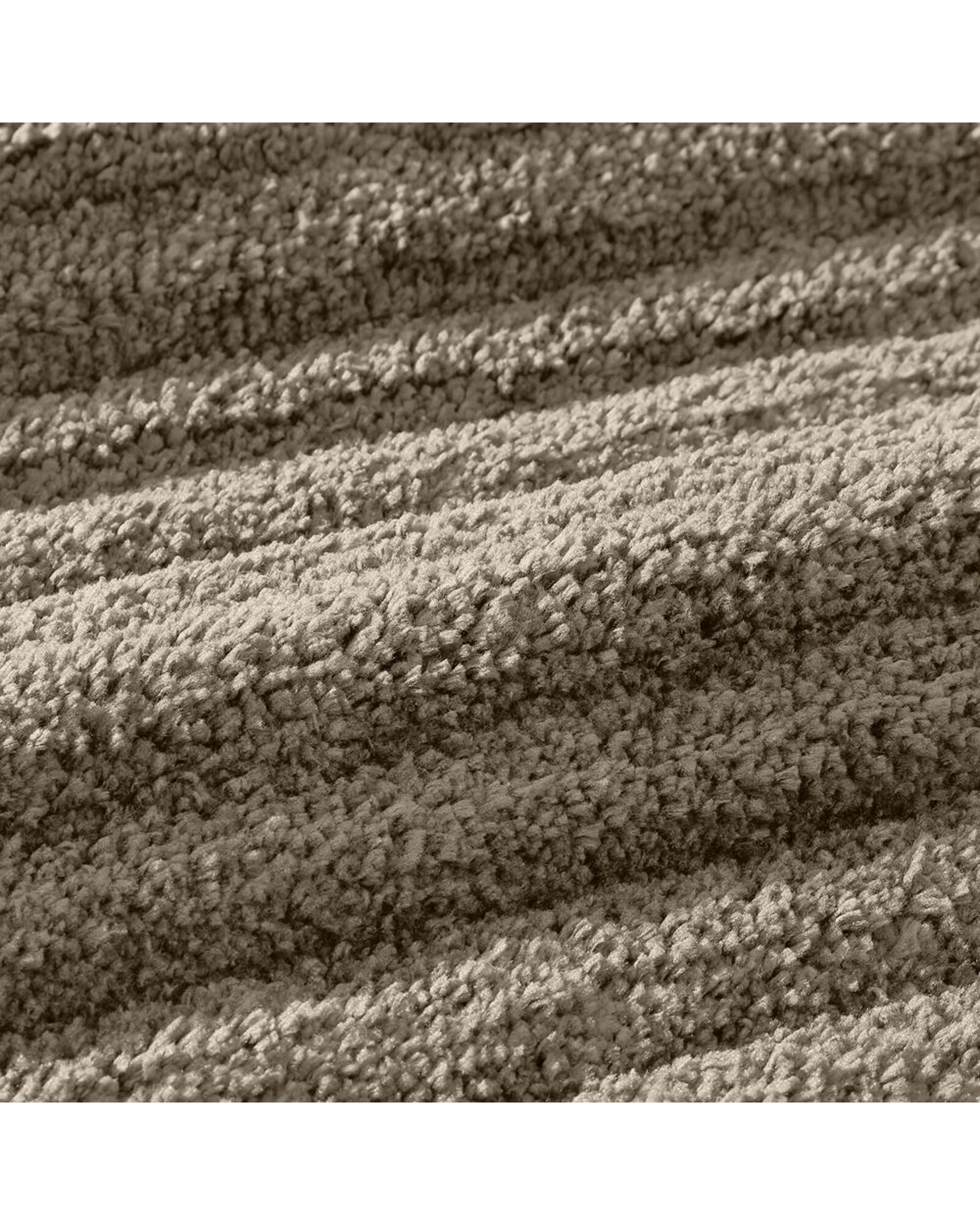 4 Algodon 2PK Lawson Plush Bath Runner Non-Slip Soft Mat 50x80cm - Beige, 4 of 4