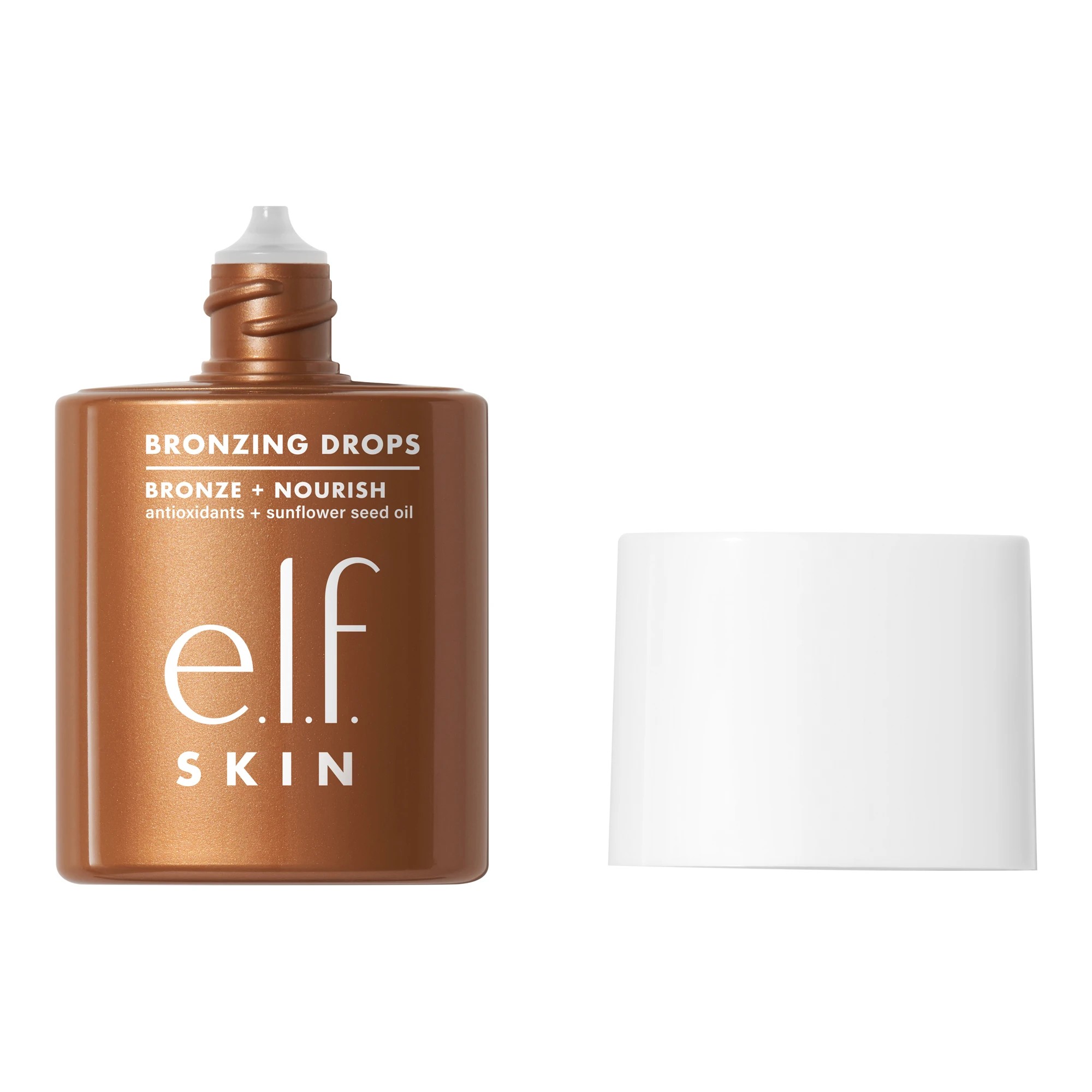 3 e.l.f. Skin Bronzing Drops - Copper Gold, Vitamin E and Sunflower Seed Oil, 3 of 7