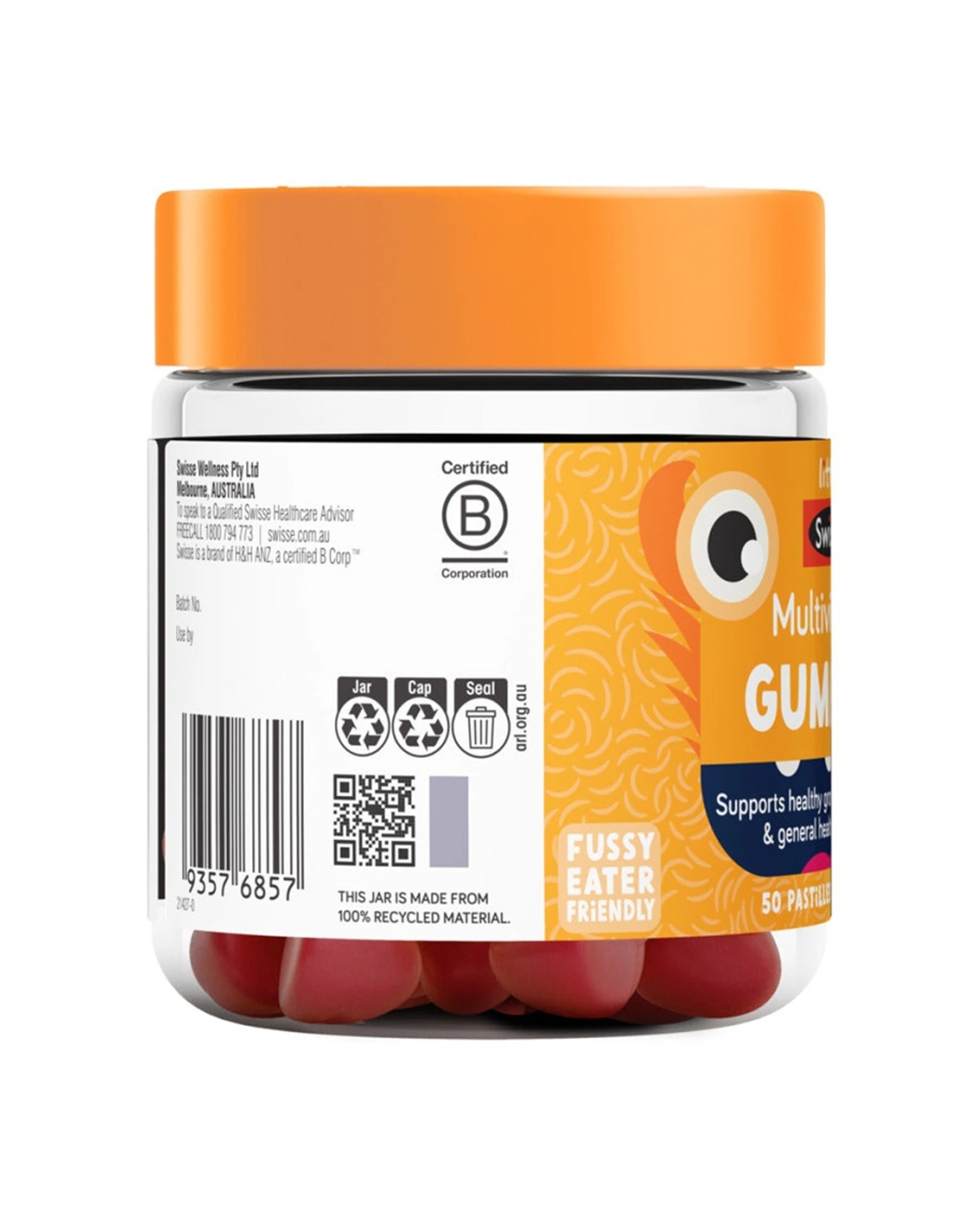 Swisse 50pc Little Multivitamin For Kids Gummies Raspberry - Multi - Kmart