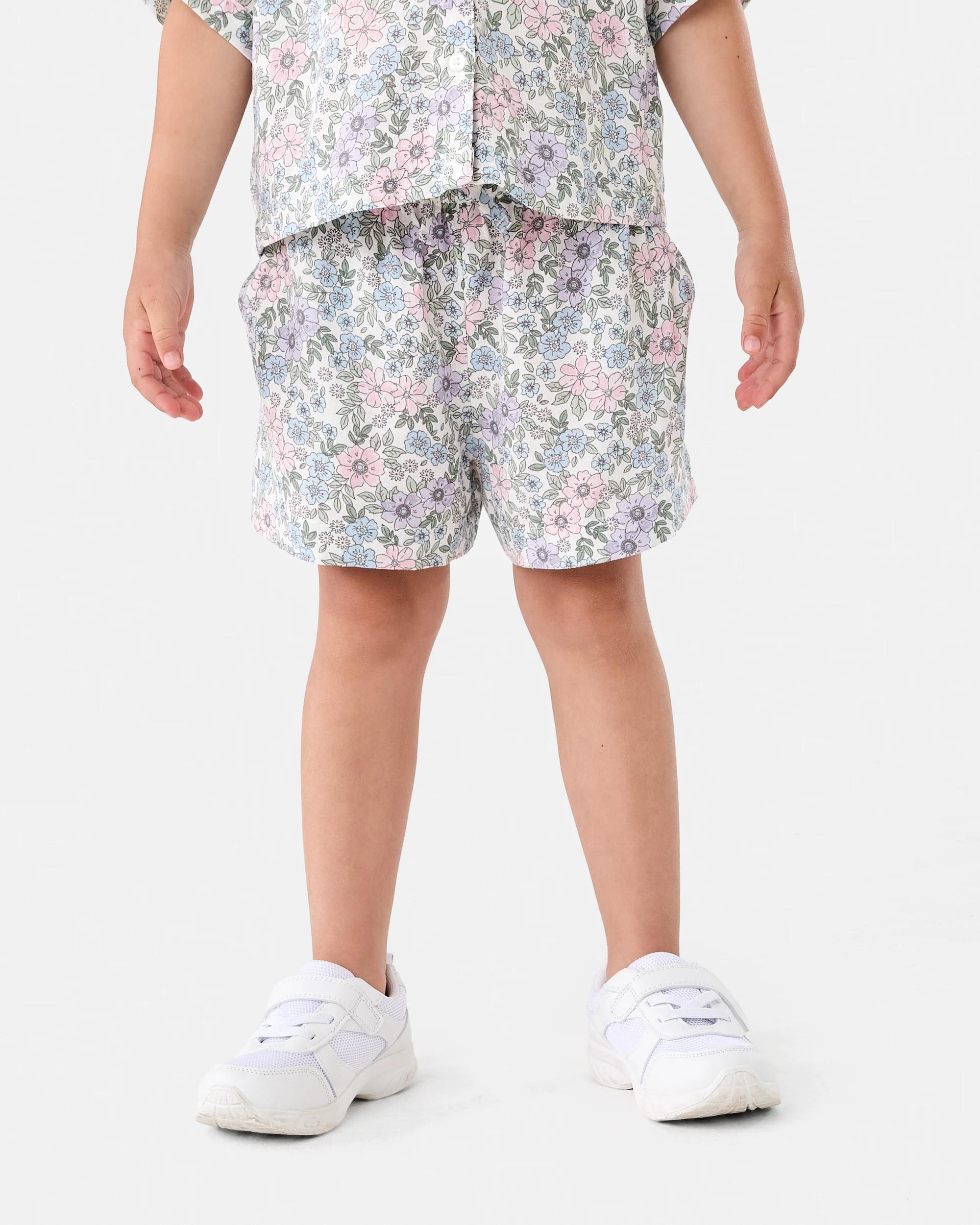 1 Woven Shorts BEIGE LIBERTY FLORAL, 1 of 6