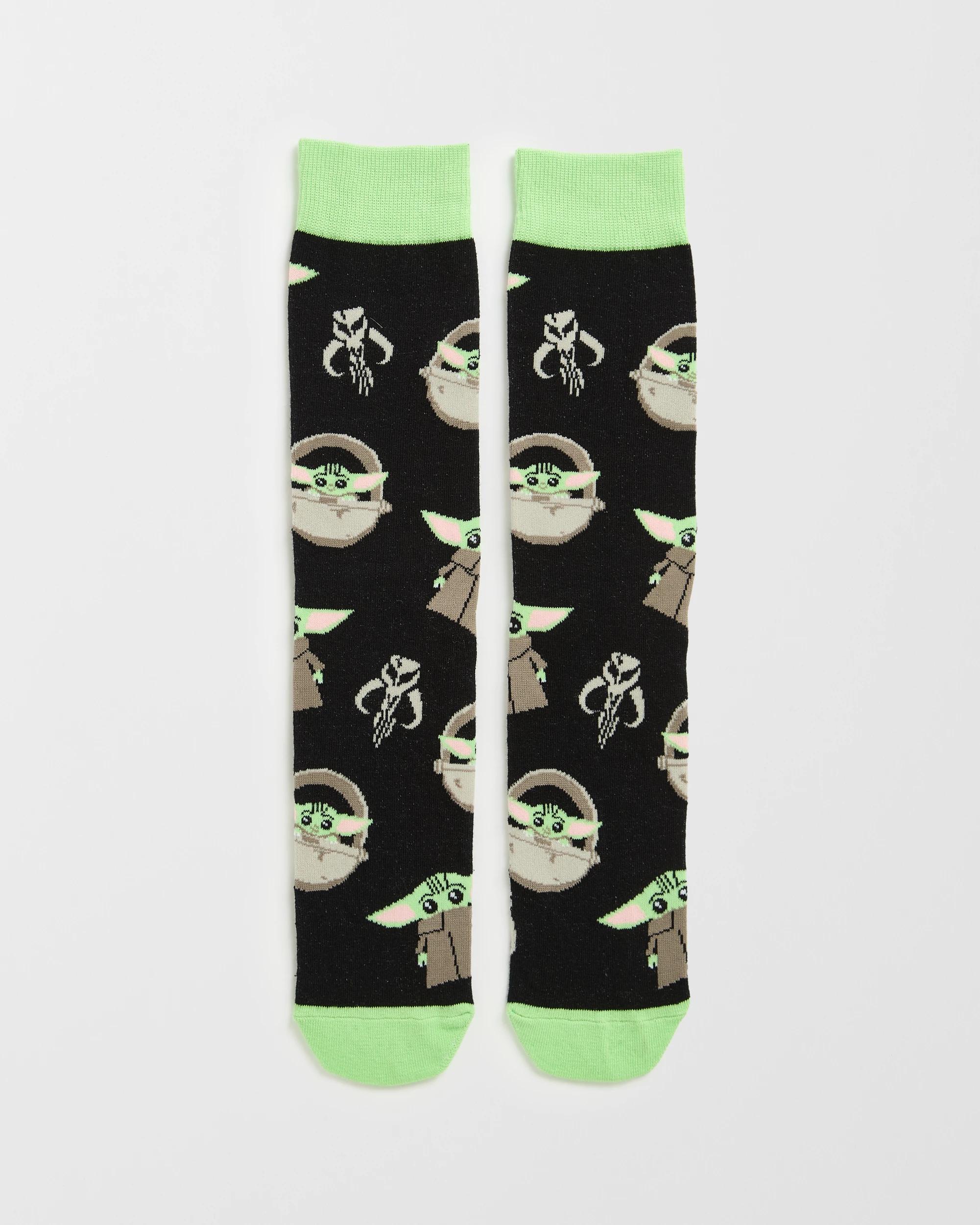 1 Swag Star Wars Grogu Crew Socks GROGU, 1 of 3