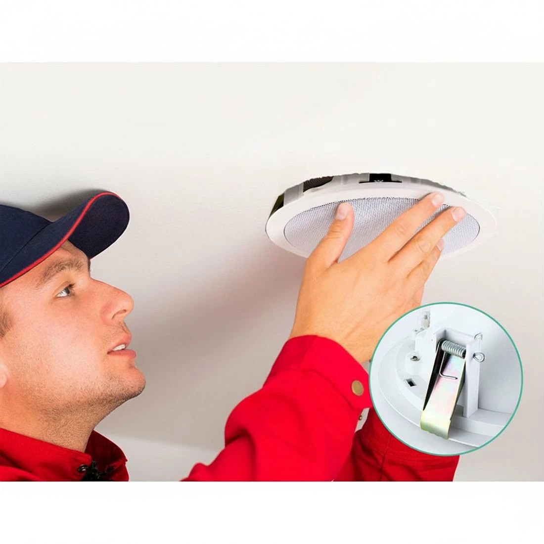 5 Giantz 6''Ceiling Speakers In Wall Speaker Home Audio Stereos Tweeter 2pcs - White, 5 of 7