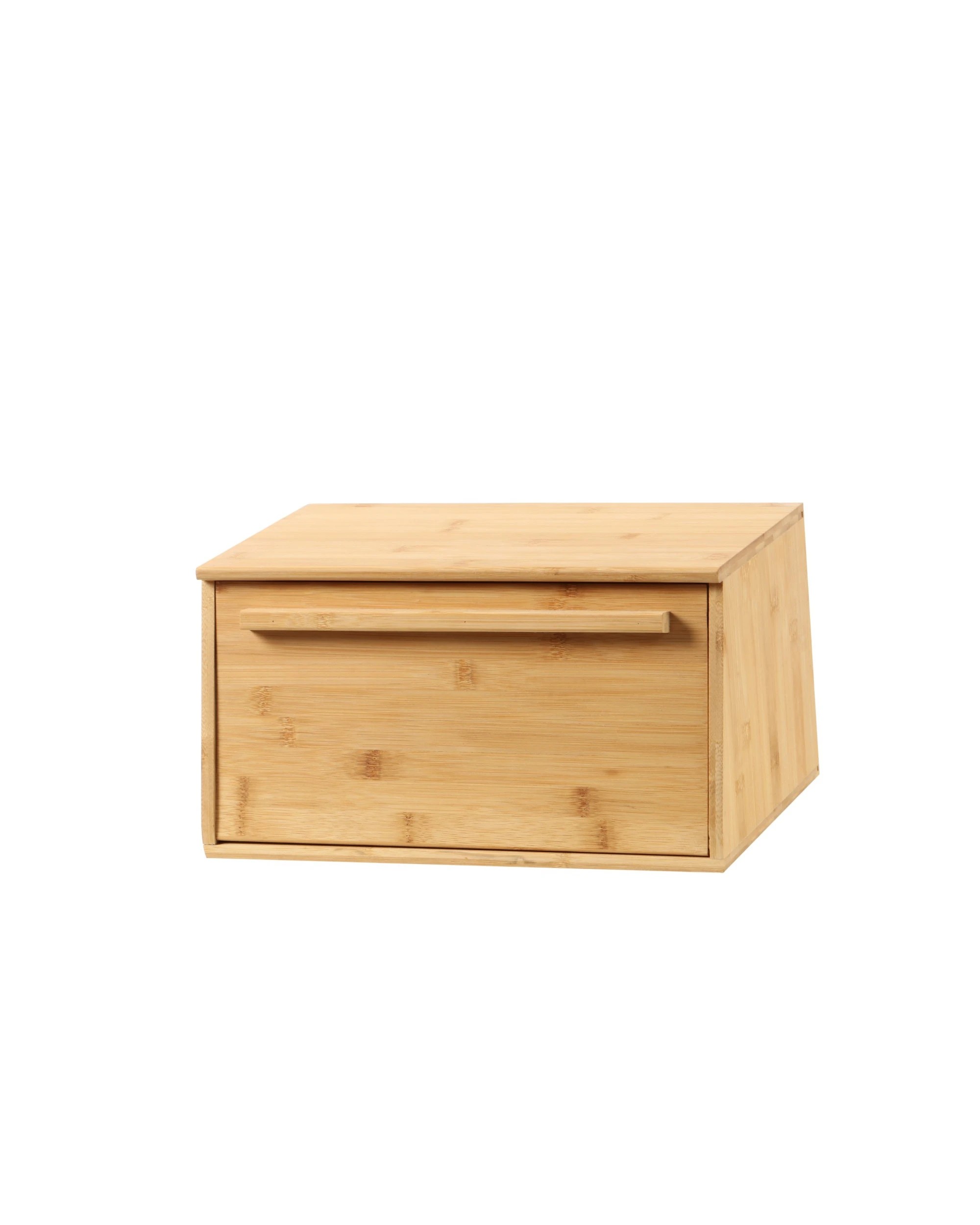 1 Sherwood Home Bamboo Bread Box With Lid 24x38x20cm - Natural, 1 of 6