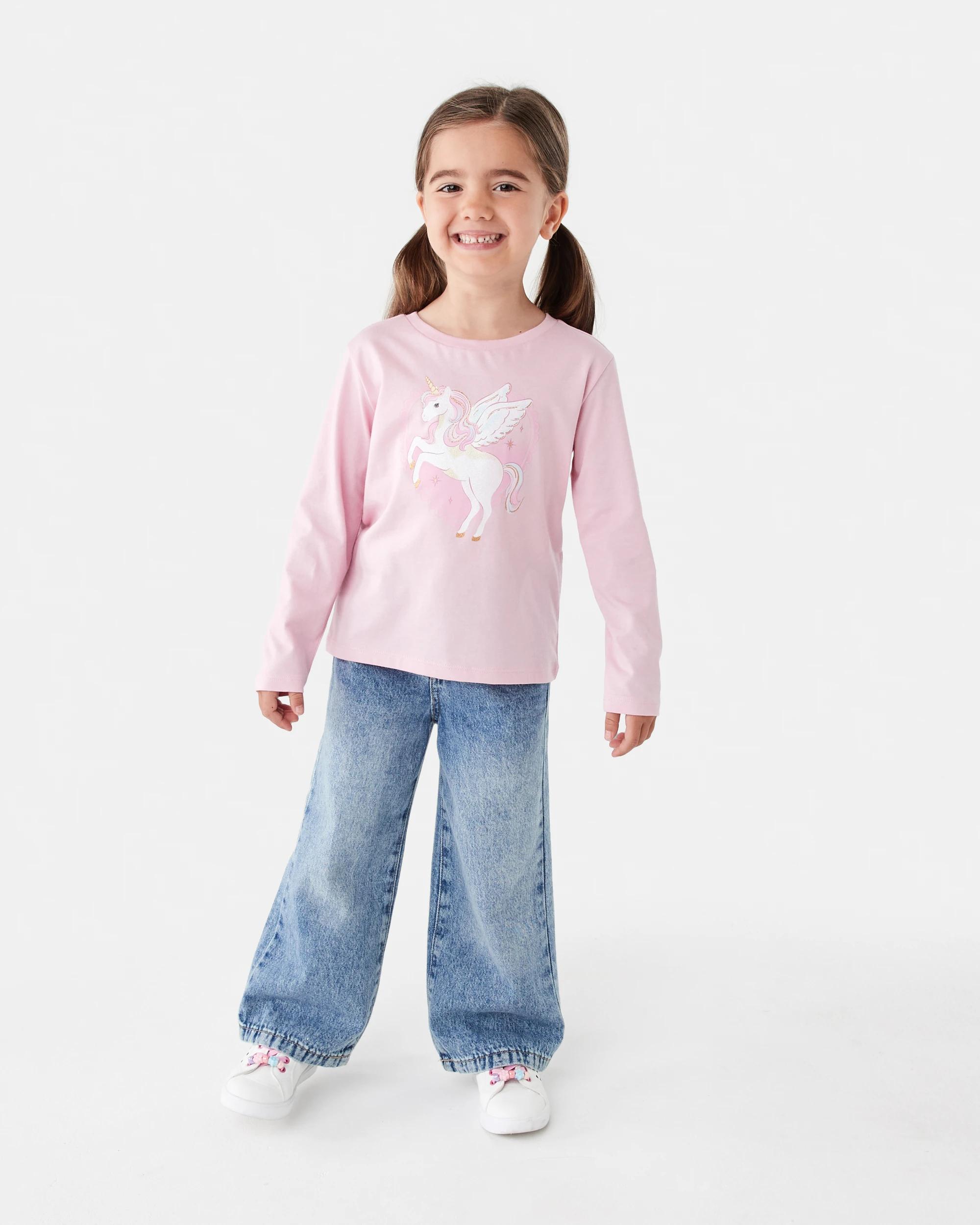 6 Print T-shirt Pnk Unicrn, 6 of 7