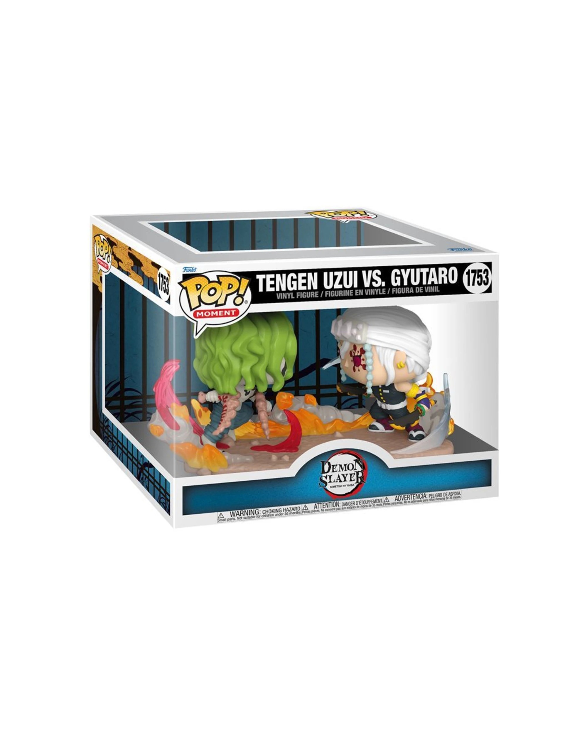 2 Funko Demon Slayer Tengen Vs Gyutaro Pop Moment Kids Figure Toy 5 Inch - Multi, 2 of 3