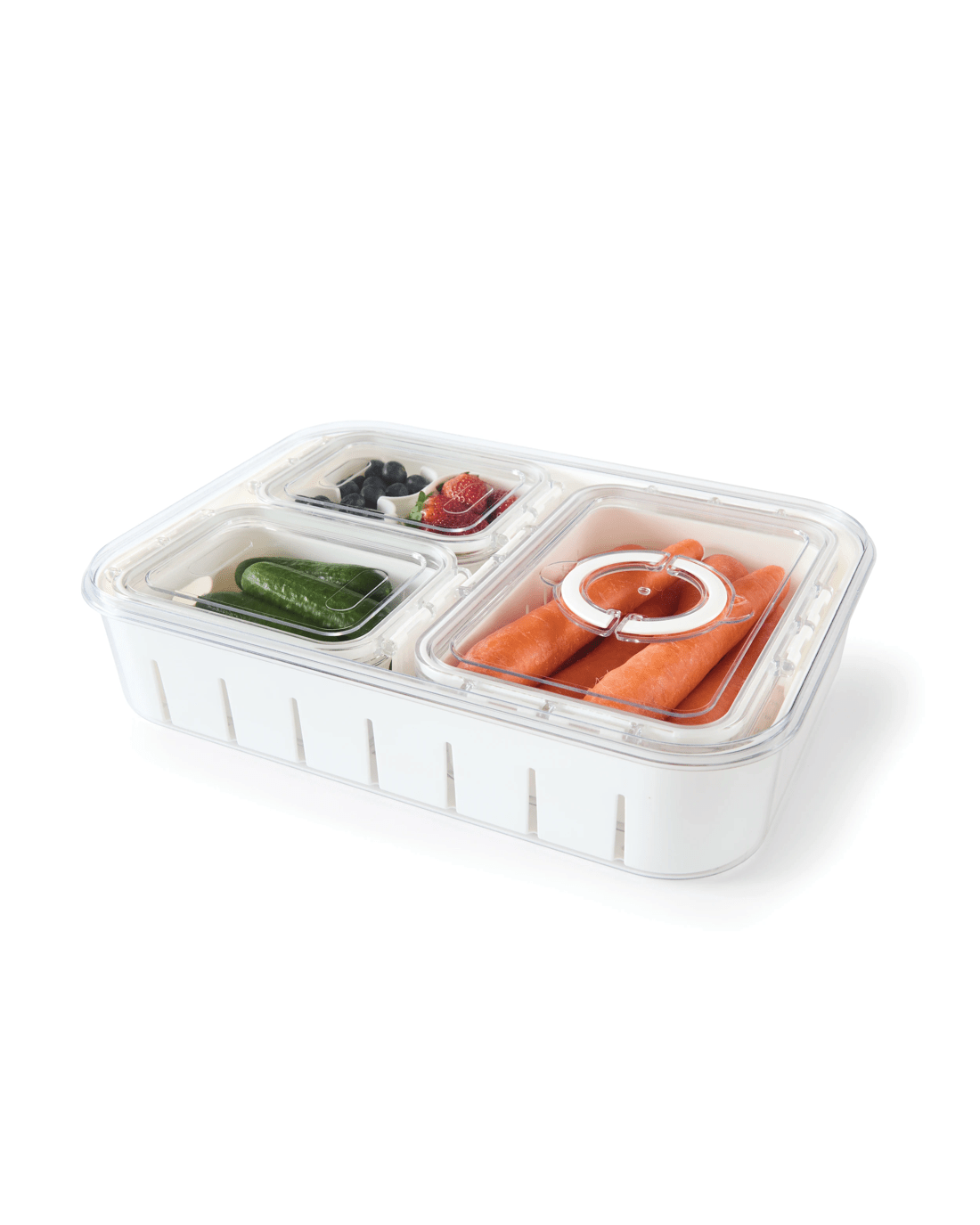 3 Fridge Storage Set - Clear, 3 of 10