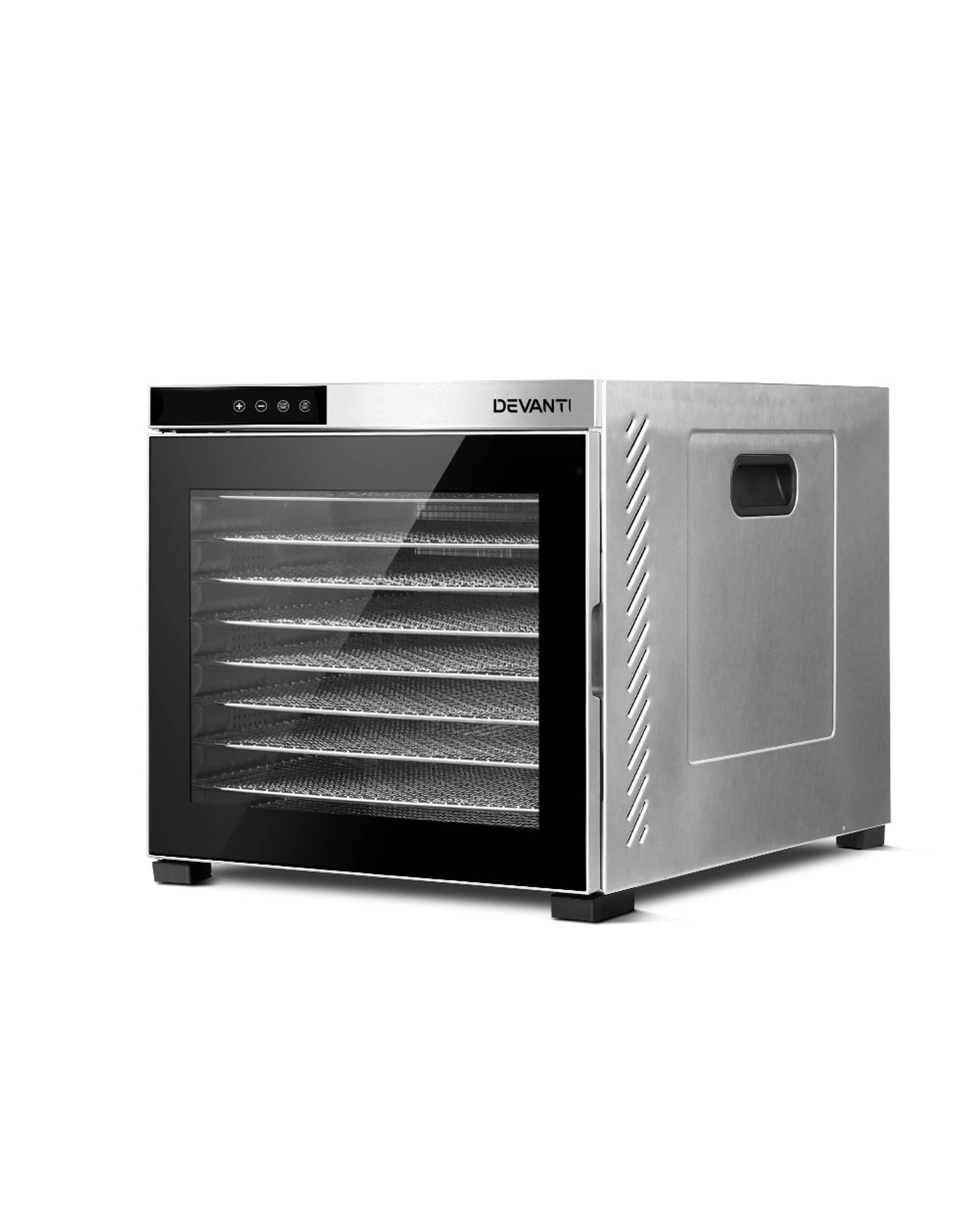 3 Devanti 10 Trays Food Dehydrator Stainless Steel Tray
 - Silver, 3 of 3