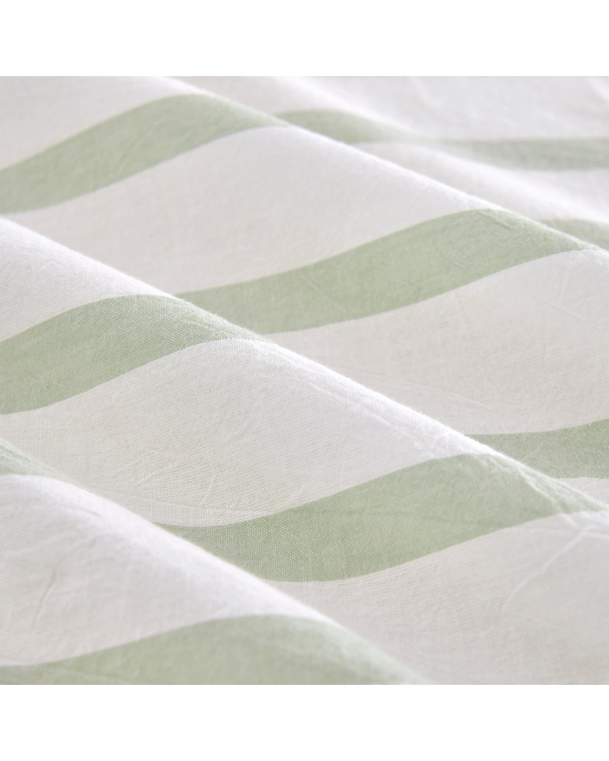 4 Dreamaker Baby Bask Washed Cotton Yarn Dyed Stripe Combo Set - COT Size - Sage, 4 of 7