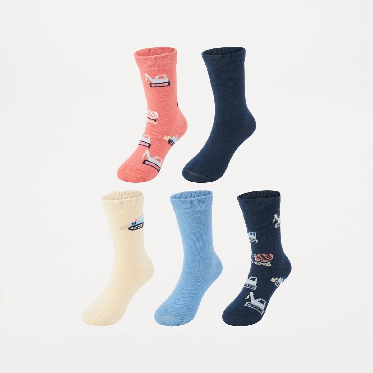 1 5 Pack Crew Socks DIGGERS, 1 of 3