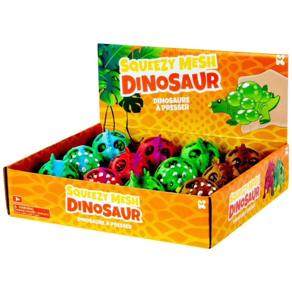 2 Keycraft Squeezy Mesh Dinosaurs Squishy Assorted, 2 of 8
