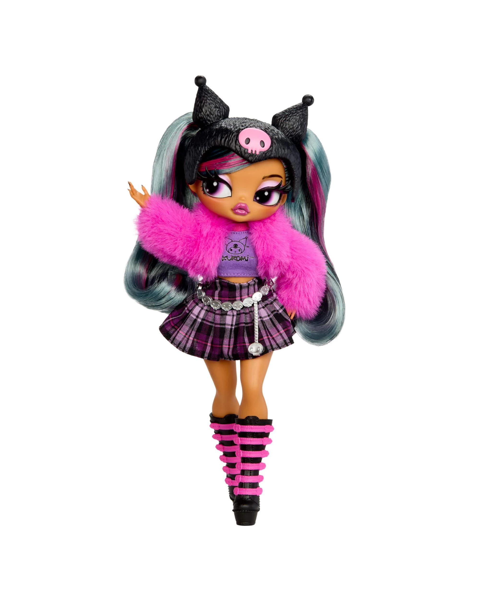 2 L.O.L. Surprise! O.M.G. Loves Sanrio Hello Kitty and Friends Kuromi Doll, 2 of 3