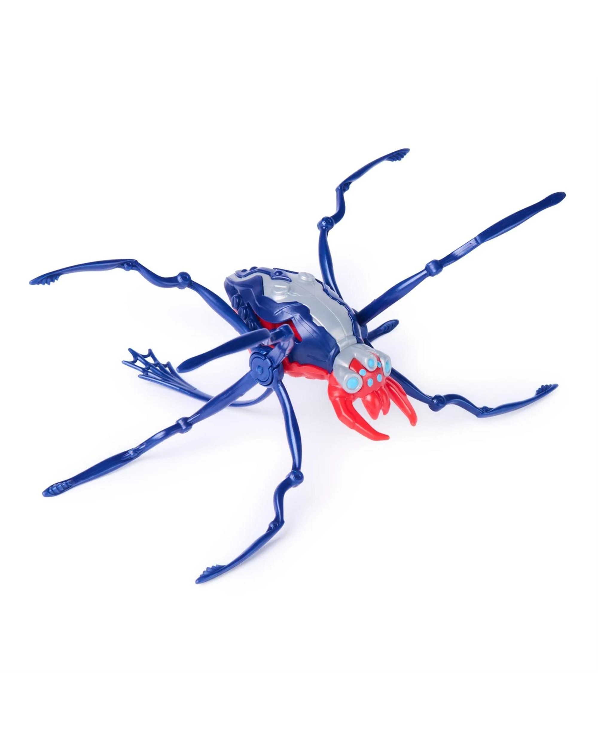 2 Hex Bots Skitter Bot Spider - Silver/Red, 2 of 5