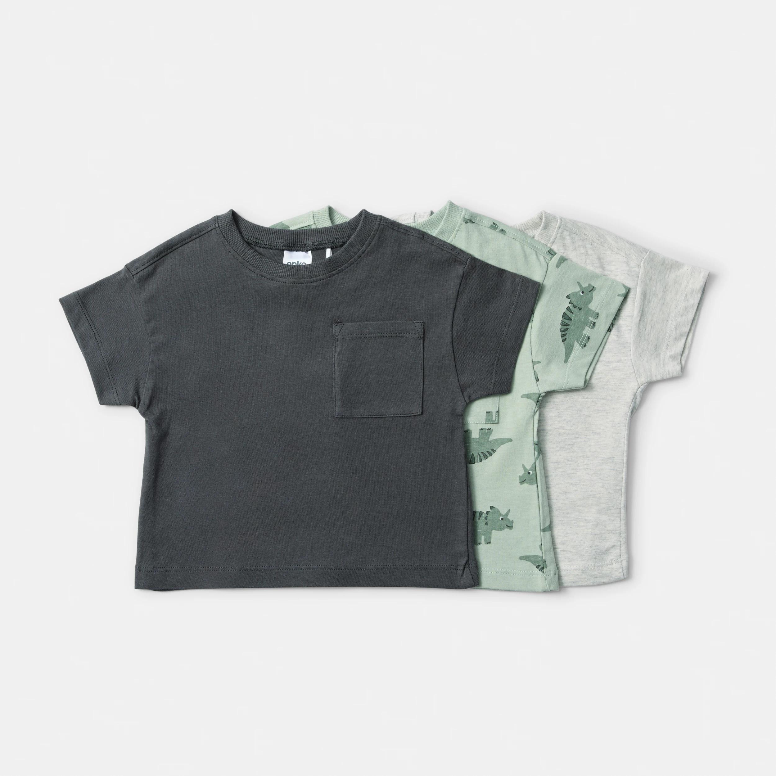 1 3 Pack Short Sleeve T-shirt DINO EXPLORER, 1 of 8