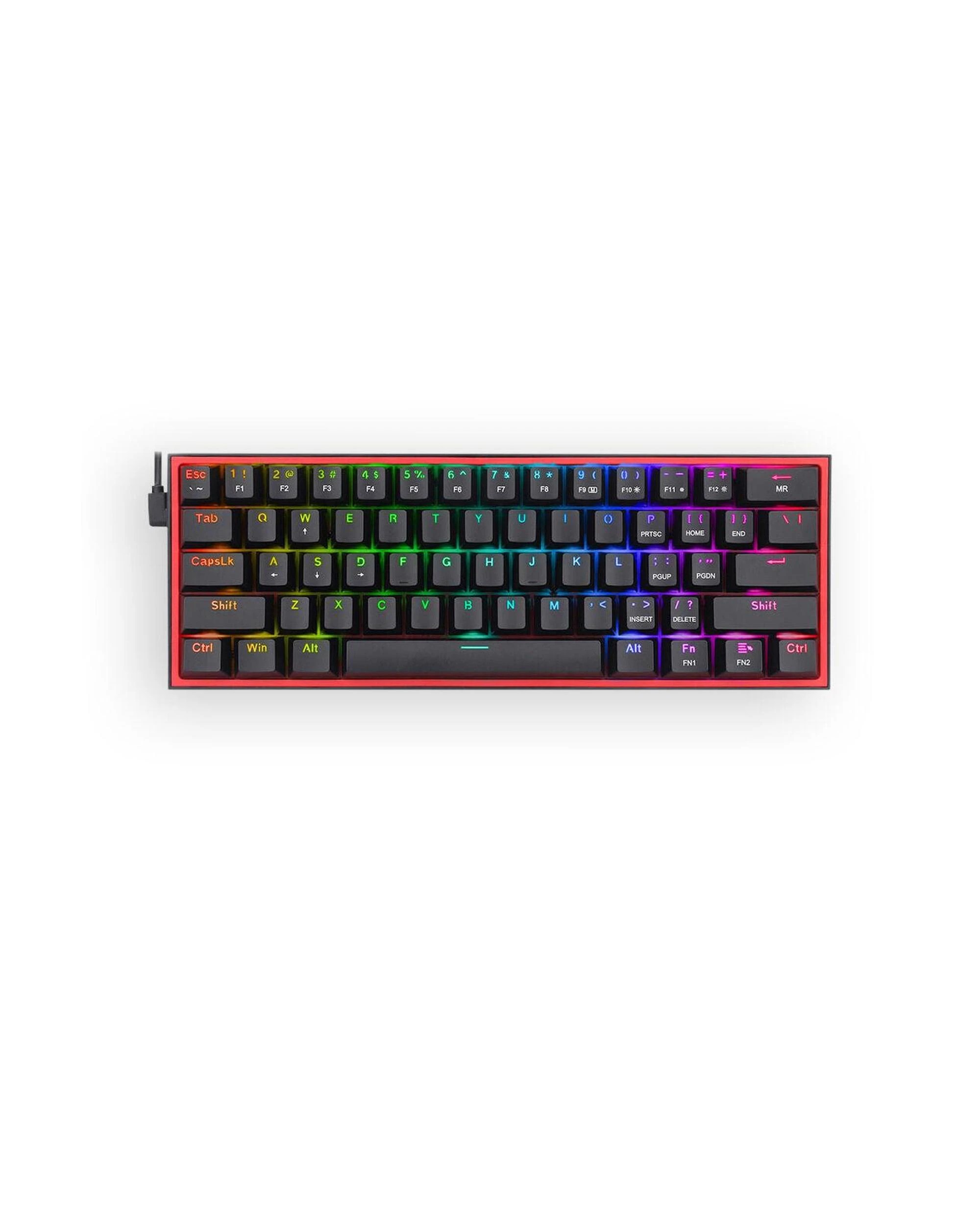 1 Redragon K617RGB Fizz Black 60% Wired Mechanical Gaming Keyboard, 1 of 10