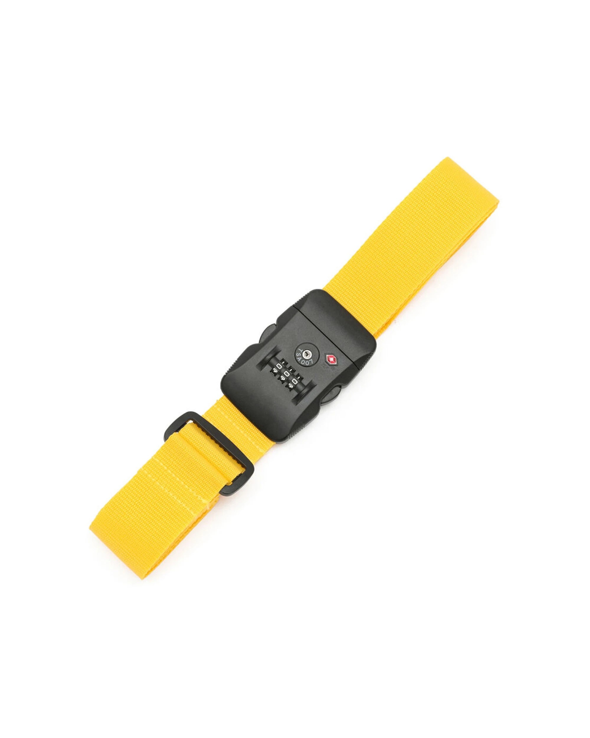 4 Tosca 2Pk Travel Luggage Suitcase Strap With Tsa Lock - Yellow, 4 of 4