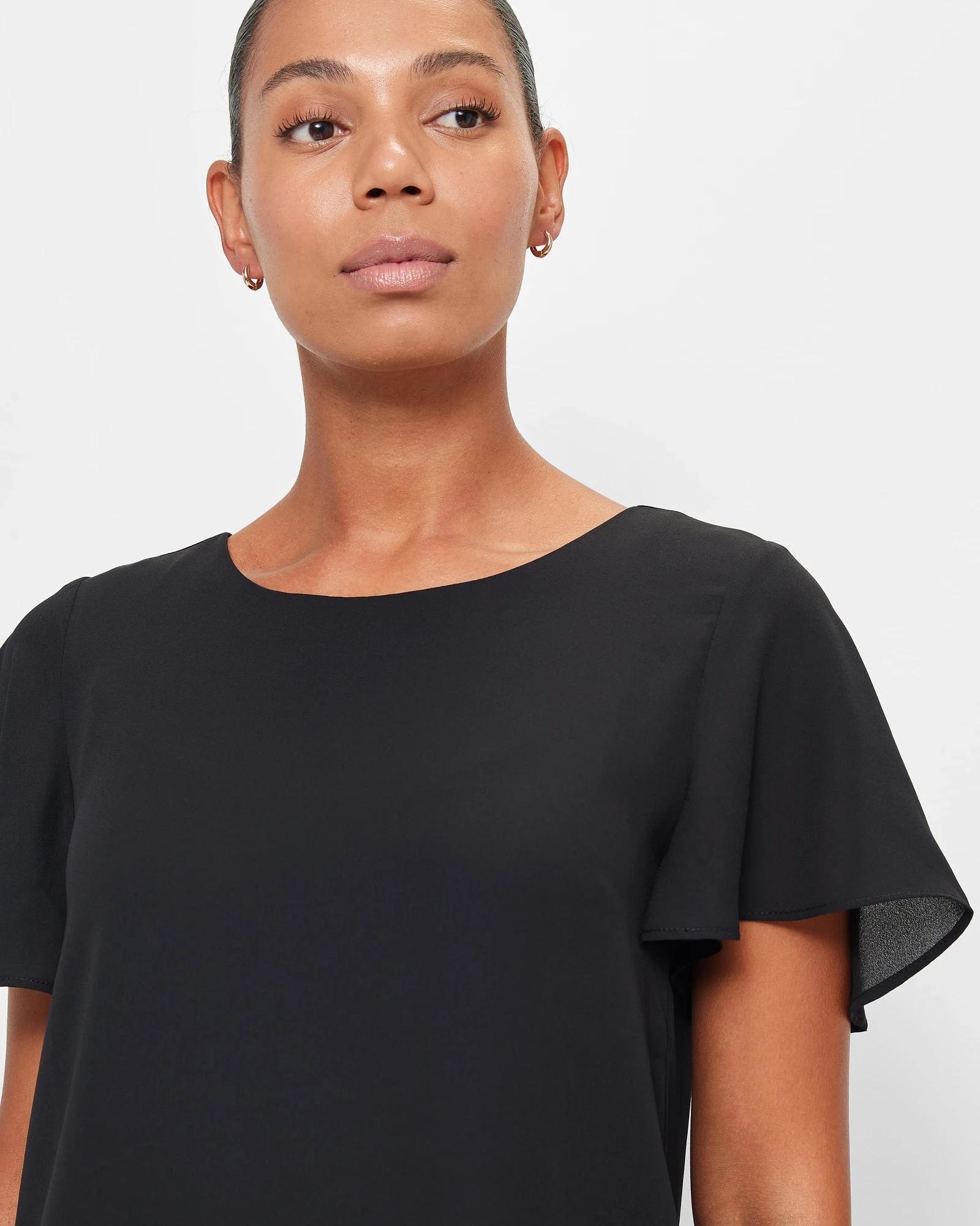 5 Preview Ella Crew Neck Top BLACK, 5 of 10