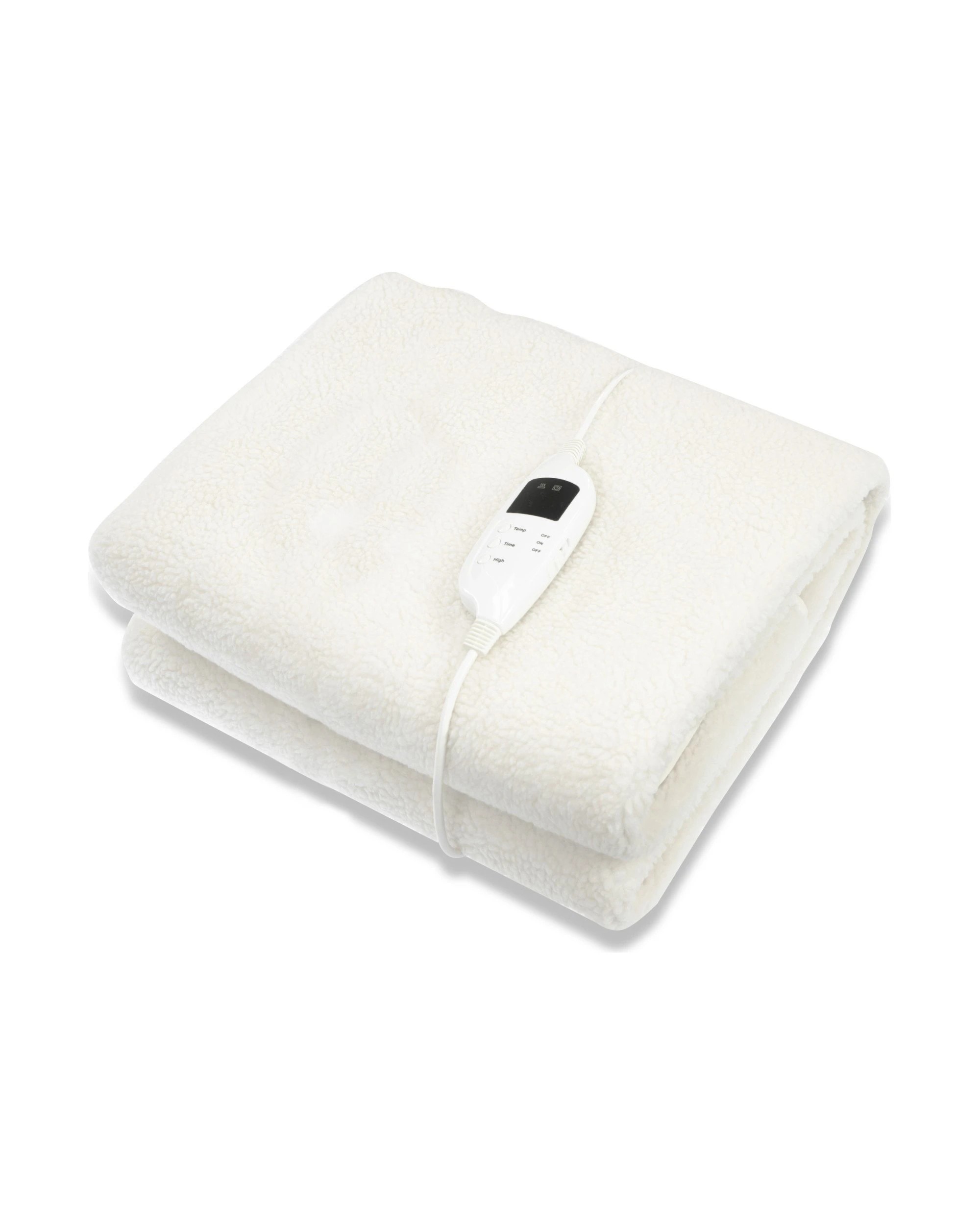 1 Laura Hill Heated Electric Blanket Fitted Fleece Underlay Throw, 1 of 9
