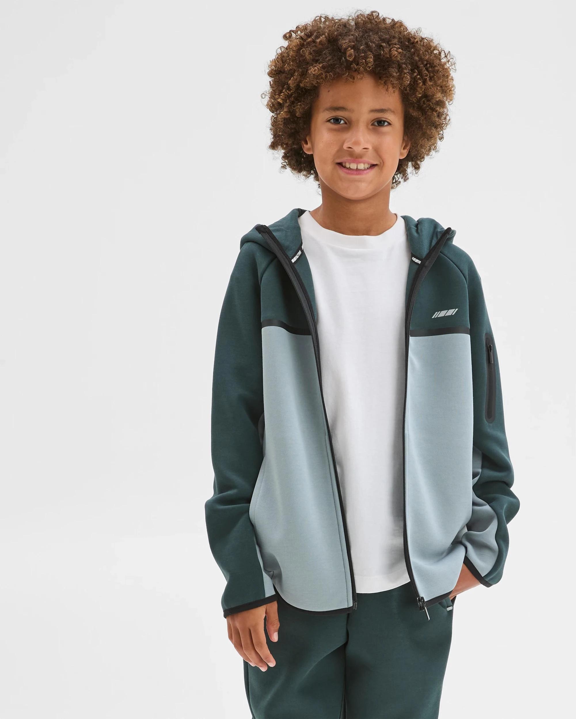 2 Target Kids Active Australian Cotton Blend Zip Through Hoodie GREEN, 2 of 6