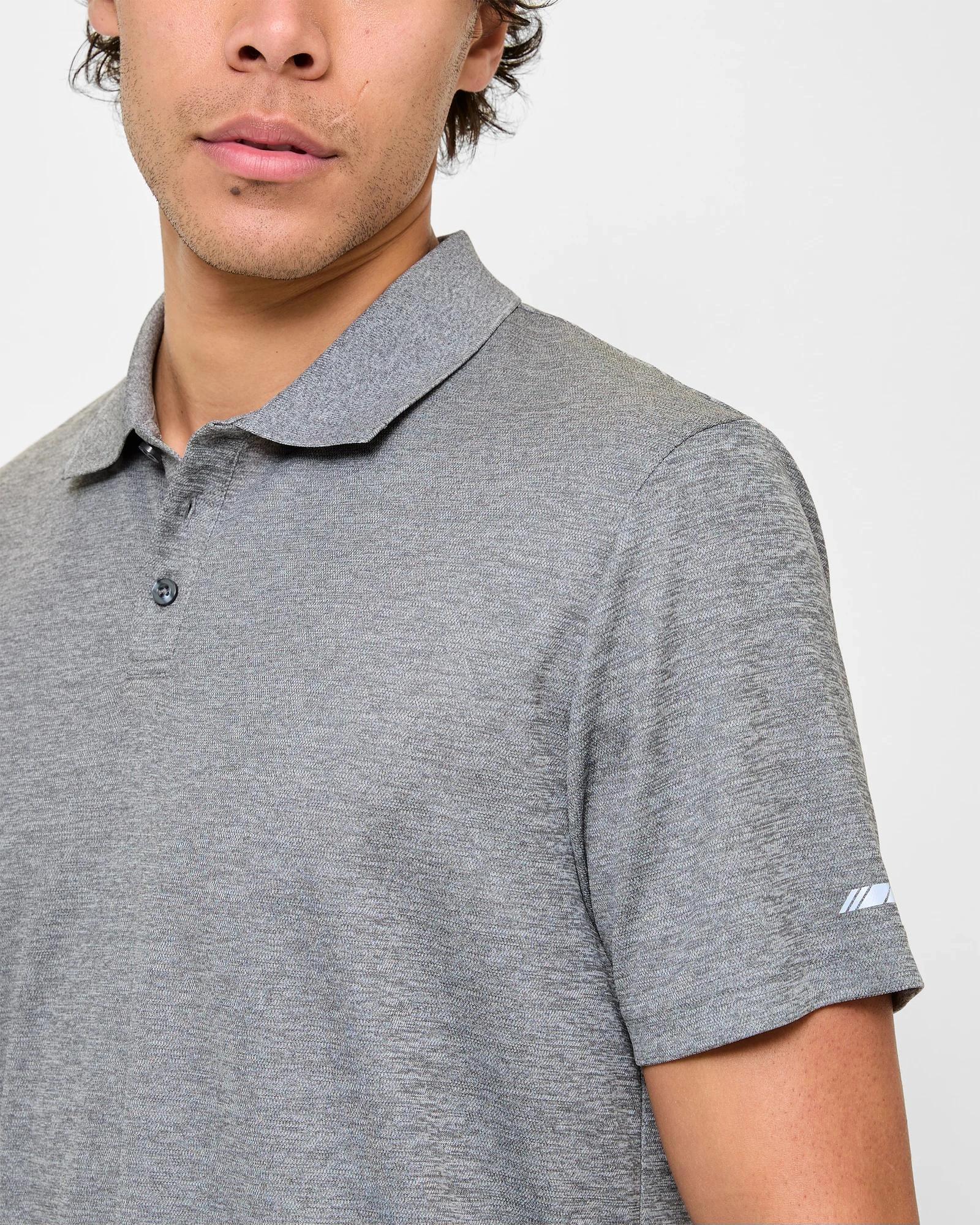 5 Target Active Sports Polo Top GREY MARLE, 5 of 5