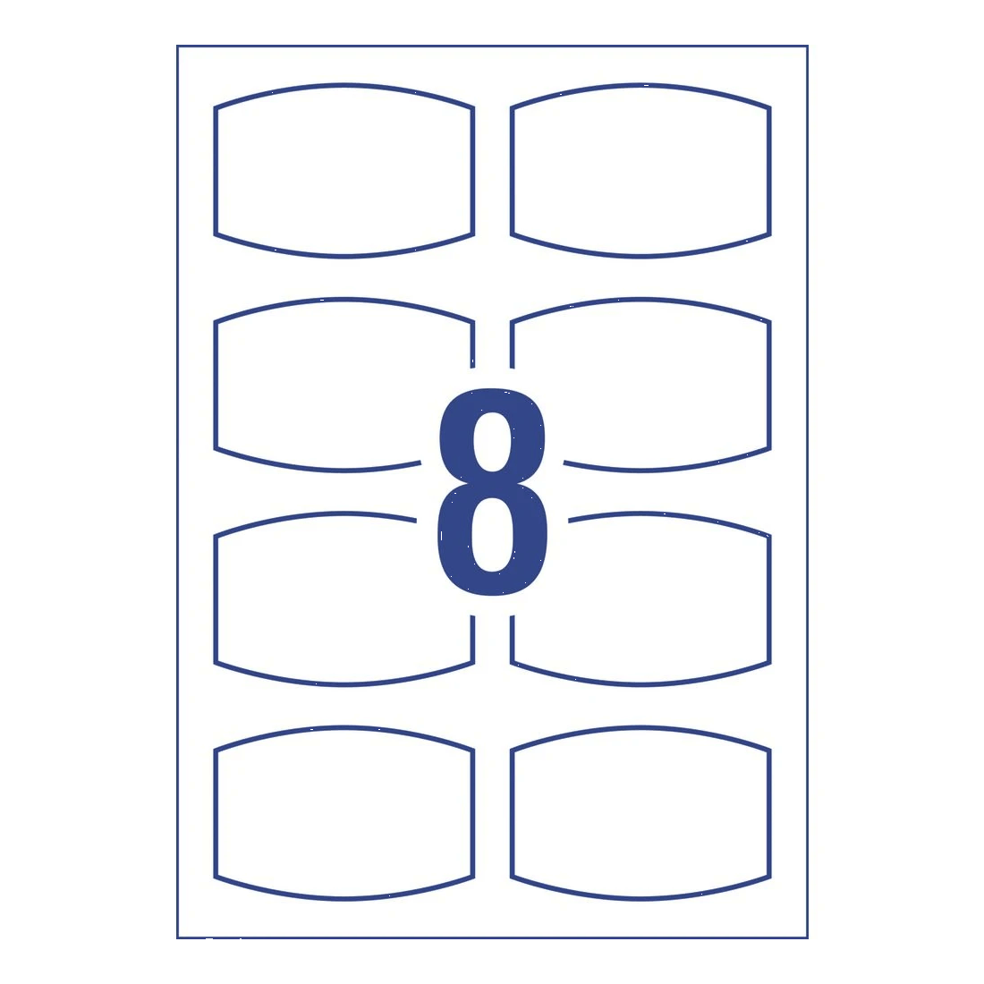 3 Avery Inkjet Laser Kitchen Labels 60 x 40mm White 32 Pack, 3 of 4