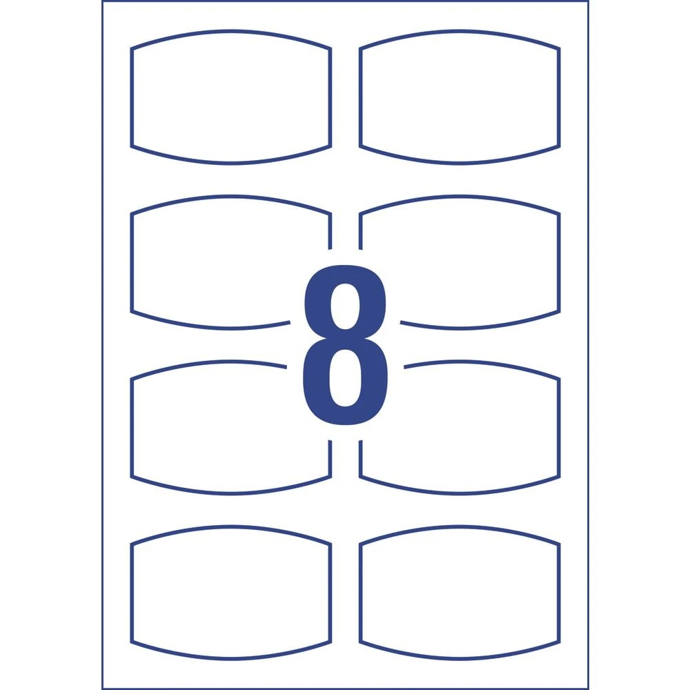 3 Avery Inkjet Laser Kitchen Labels 60 x 40mm White 32 Pack, 3 of 4