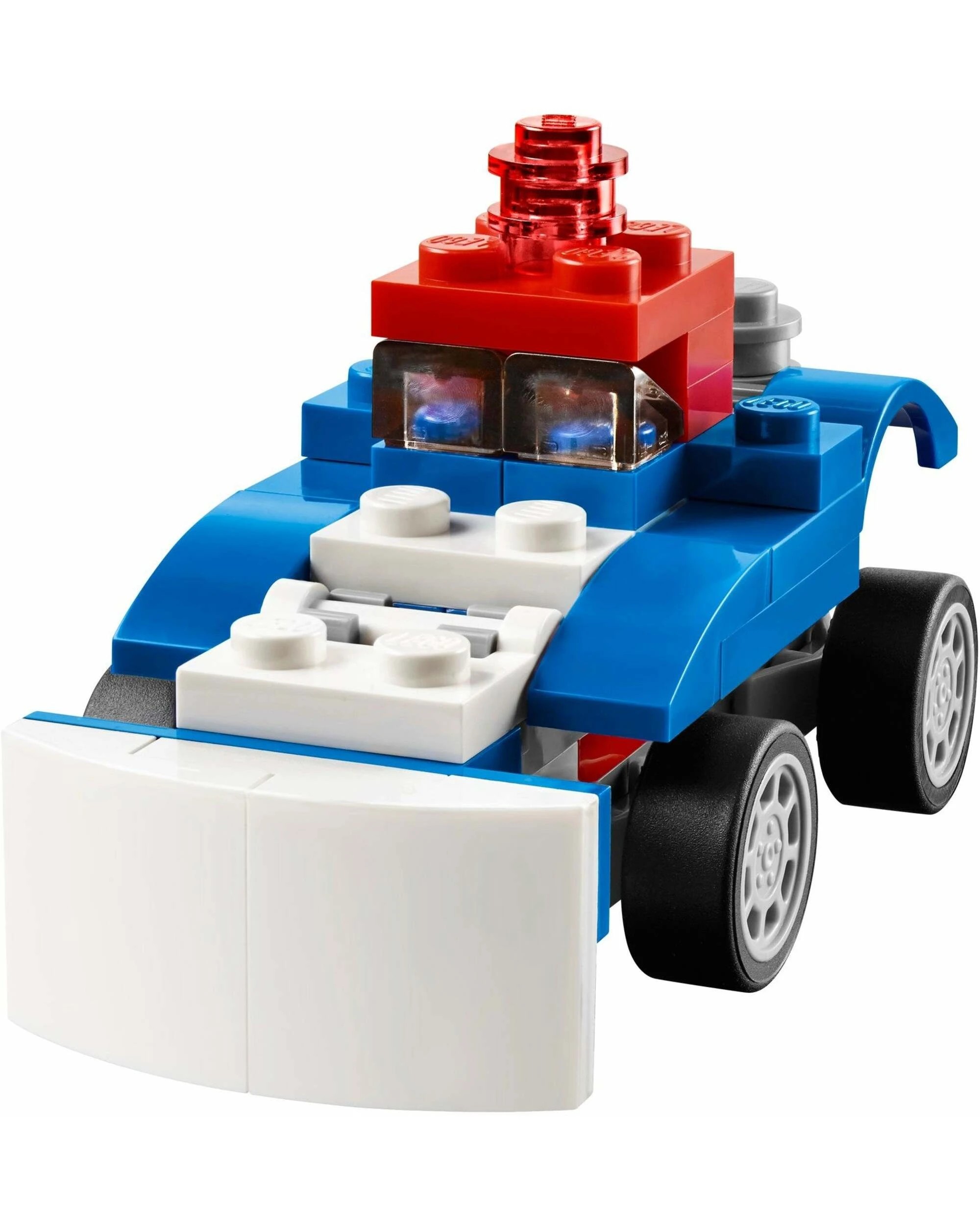 4 LEGO 31027 Blue Racer 3-in-1 Sports Car, Snowplow, Buggy, 4 of 5