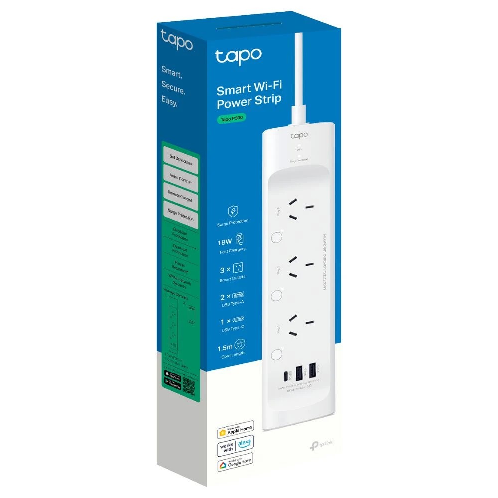 4 TP-Link Tapo 3 Outlet Smart WiFi Power Strip, 4 of 5