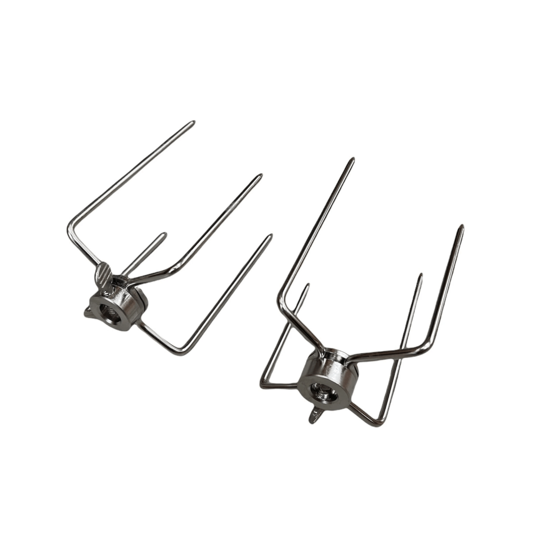 6 BR Home Rotisserie Spit Forks for BBQ and Kabobs - Set of 2, 6 of 8