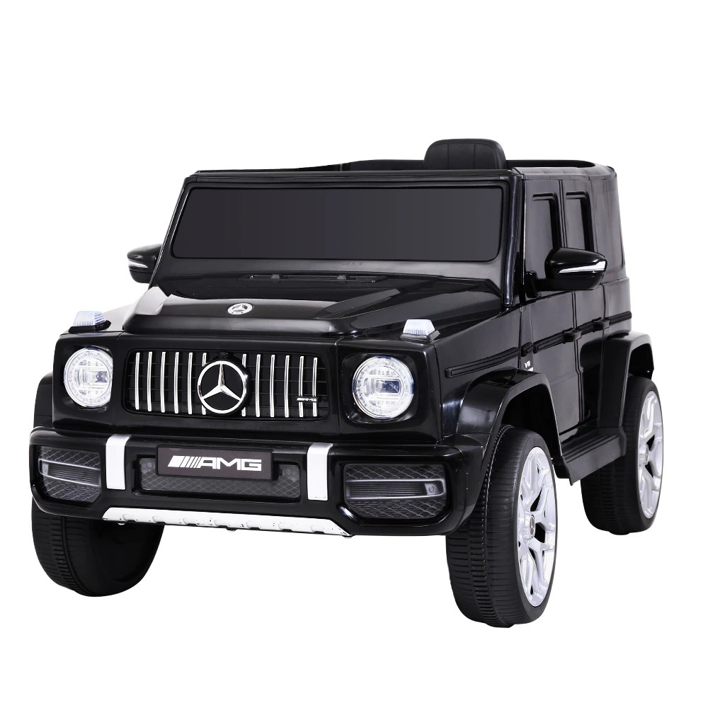 1 Kids Electric Ride On Car AMG G63 Toy Cars 12V - Black, 1 of 6