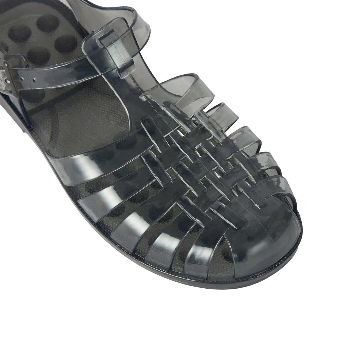 4 Fisherman Jelly Sandals Black, 4 of 4