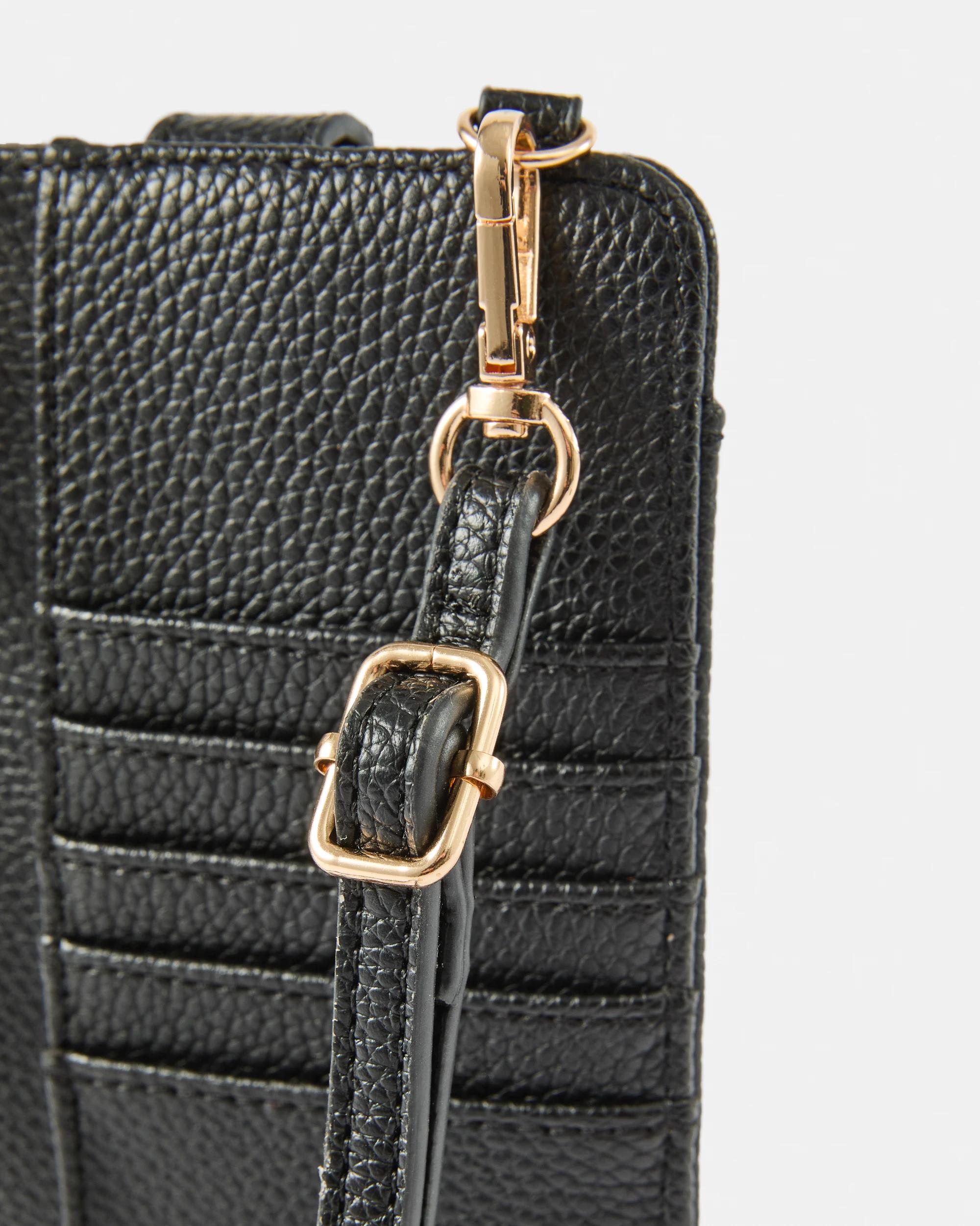 3 Phone Wallet Bag Black, 3 of 6