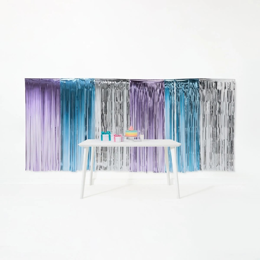 1 Metallic Iridescent Ombre Foil Backdrop, 1 of 9