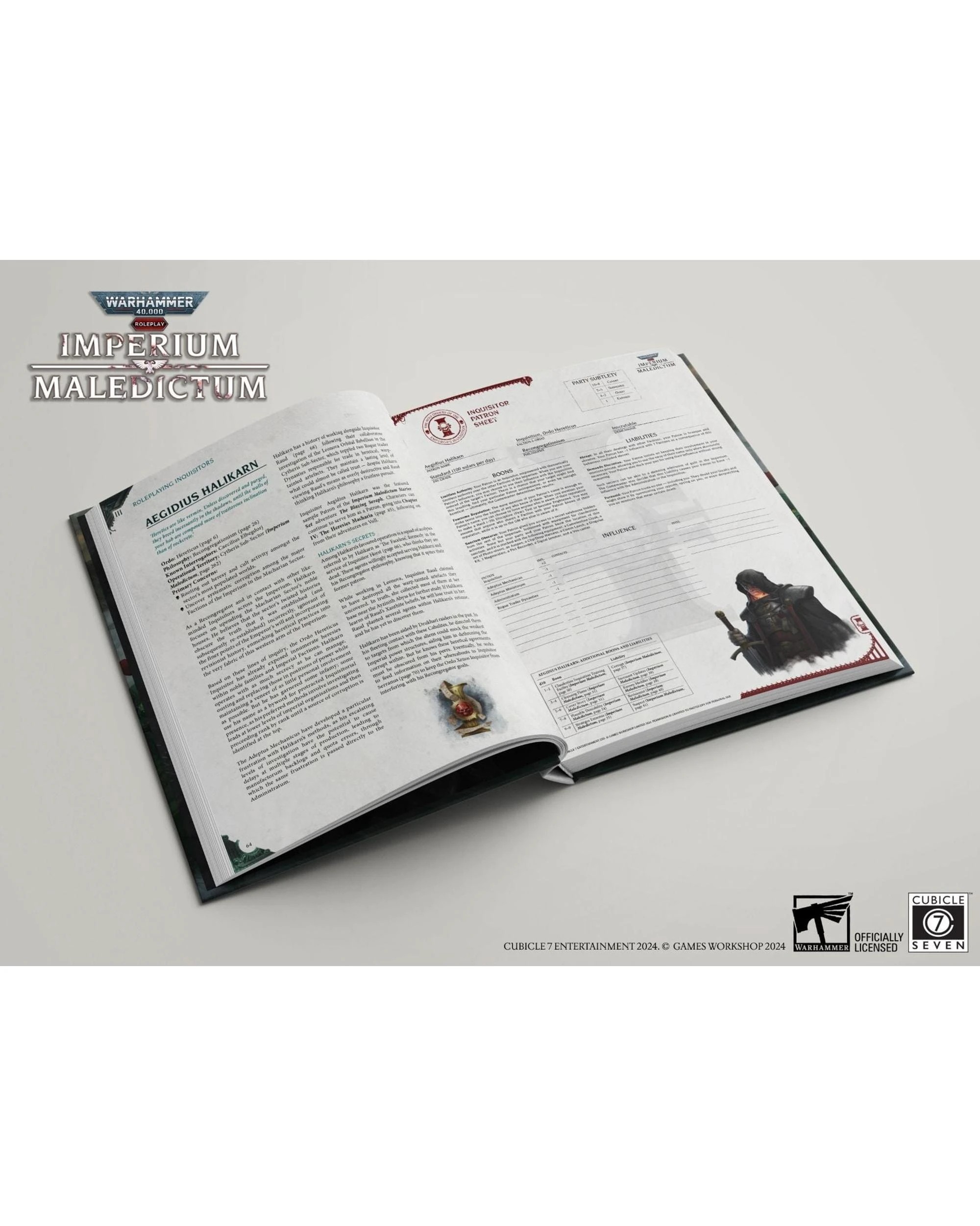 7 Warhammer 40,000: RPG Imperium Maledictum Inquisition GameMaster's Guide, 7 of 7