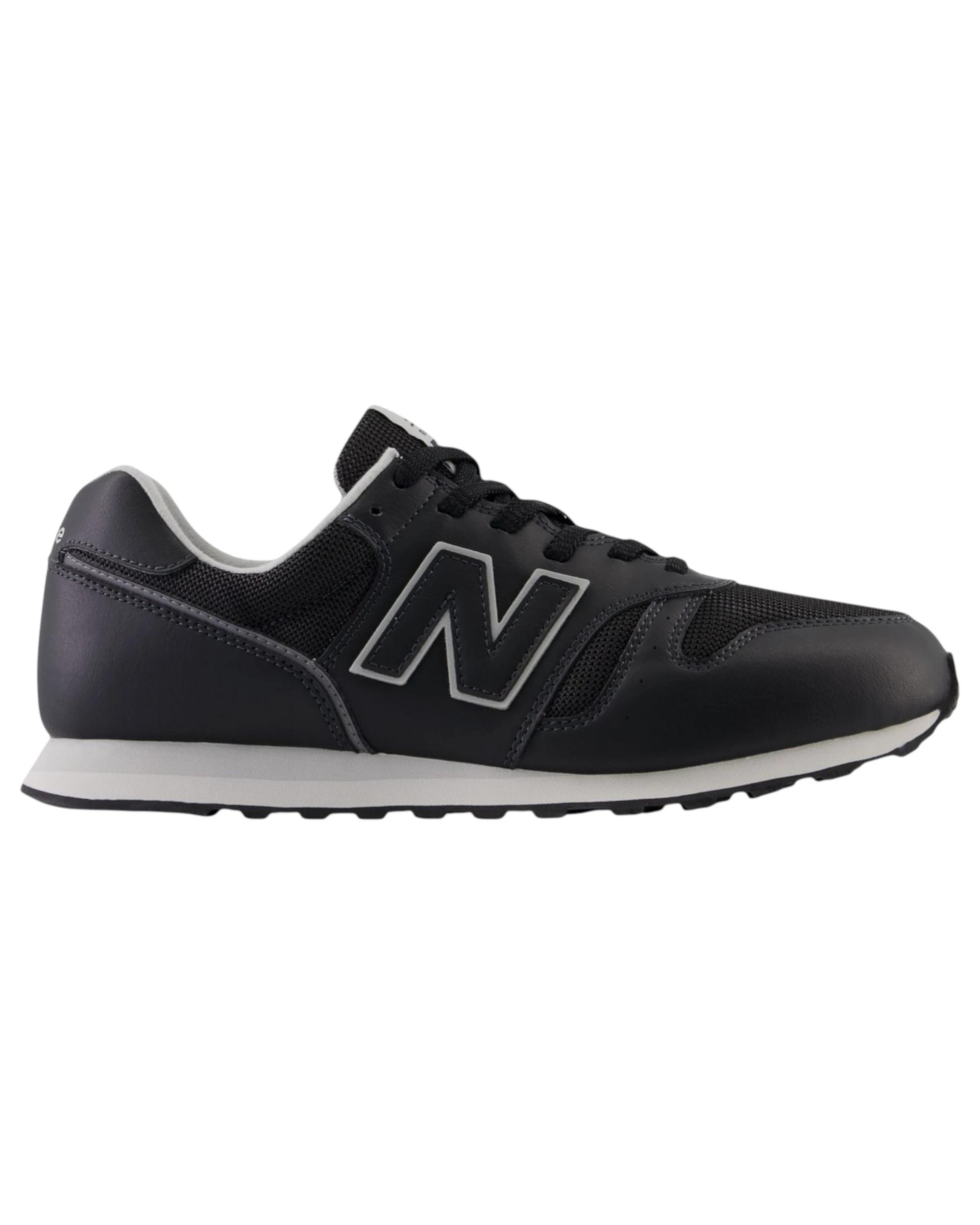 1 New Balance Men 373 Black/ White Athletic Shoes BLACK/WHITE, 1 of 5