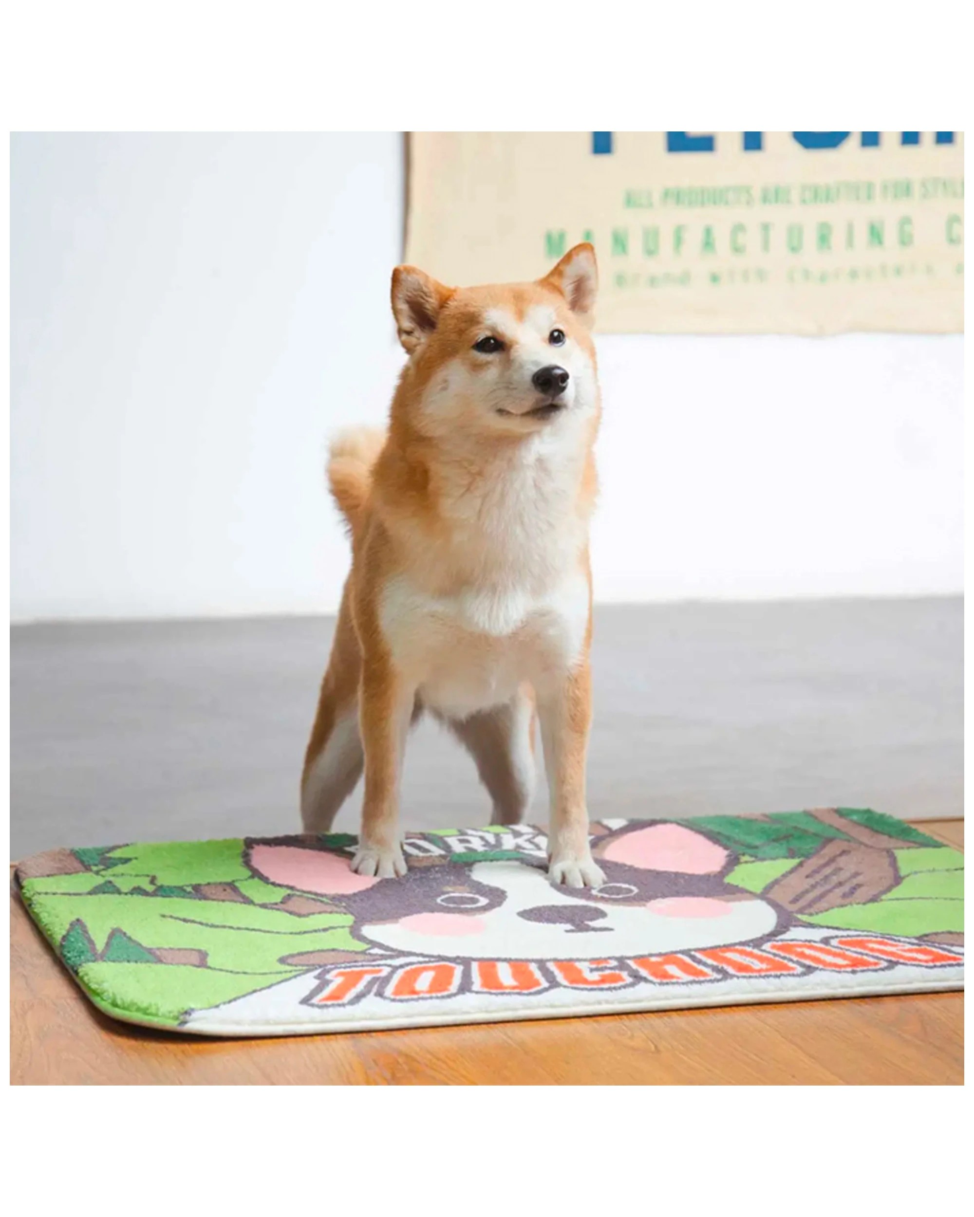 2 TOUCHDOG 50cm Rectangle Pet Resting Mat Corgi - Skid-Proof Micro Grips
 - multi, 2 of 3