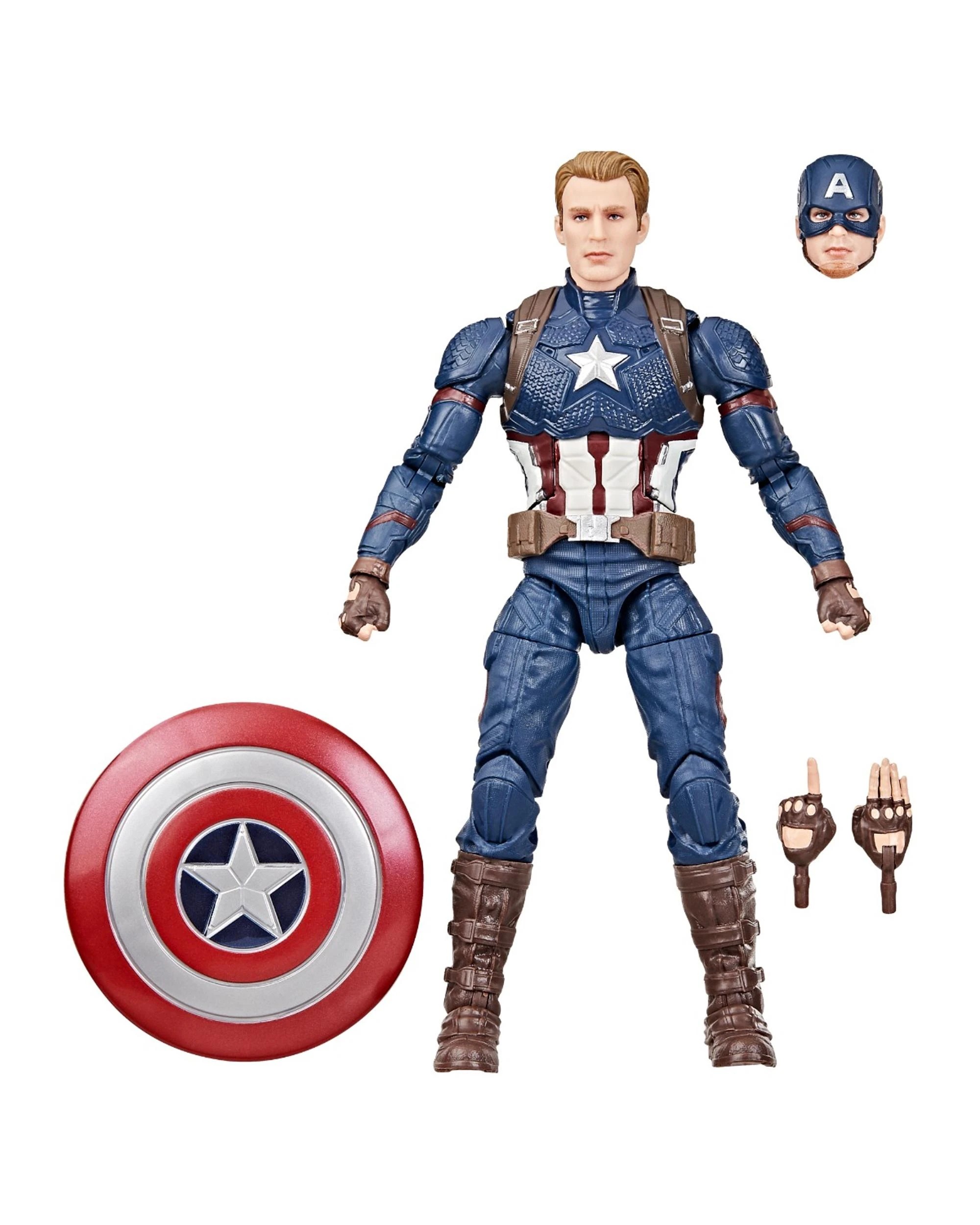 2 Marvel Legends Series Captain America Action Figure, 2 of 6