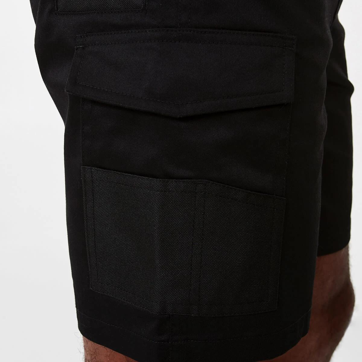 6 Workwear Functional Cargo Shorts Black, 6 of 7